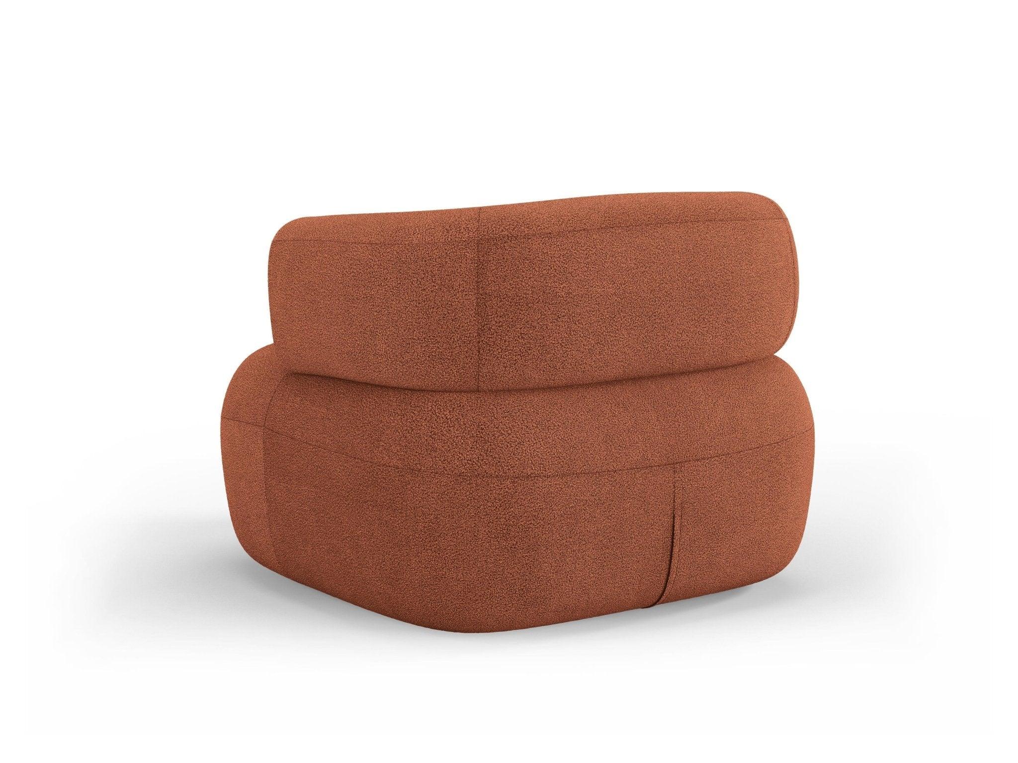 Fotel ALDRIN ceglany boucle Windsor & Co Eye on Design