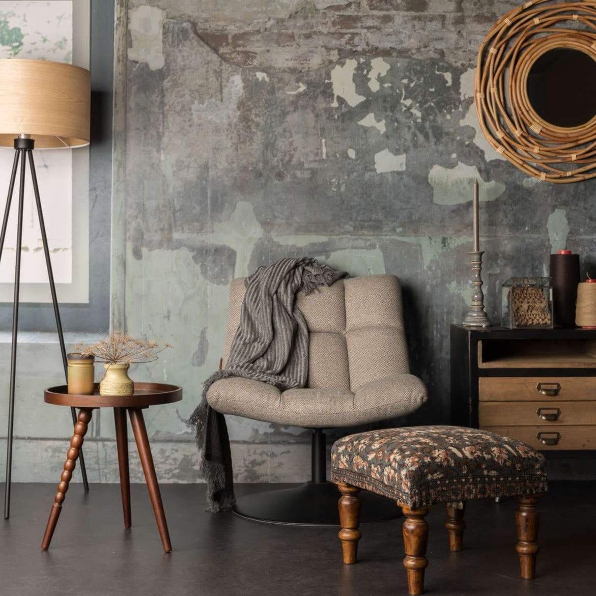 Fotel BAR jasnoszary Dutchbone Eye on Design