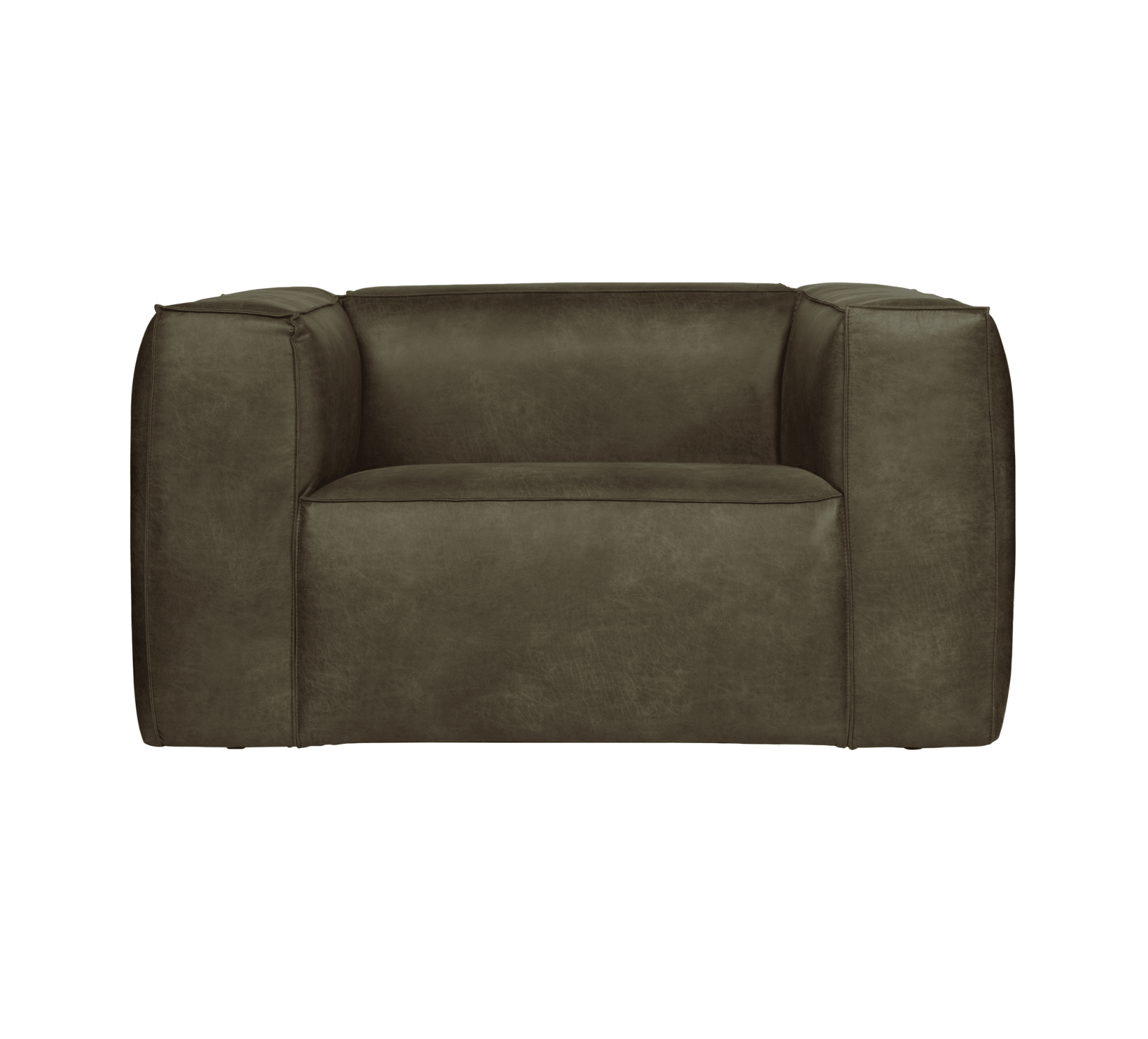 Fotel BEAN zielona ekoskóra Woood Eye on Design