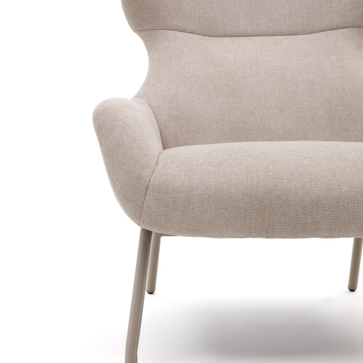 Fotel BELINA beżowy szenil La Forma Eye on Design