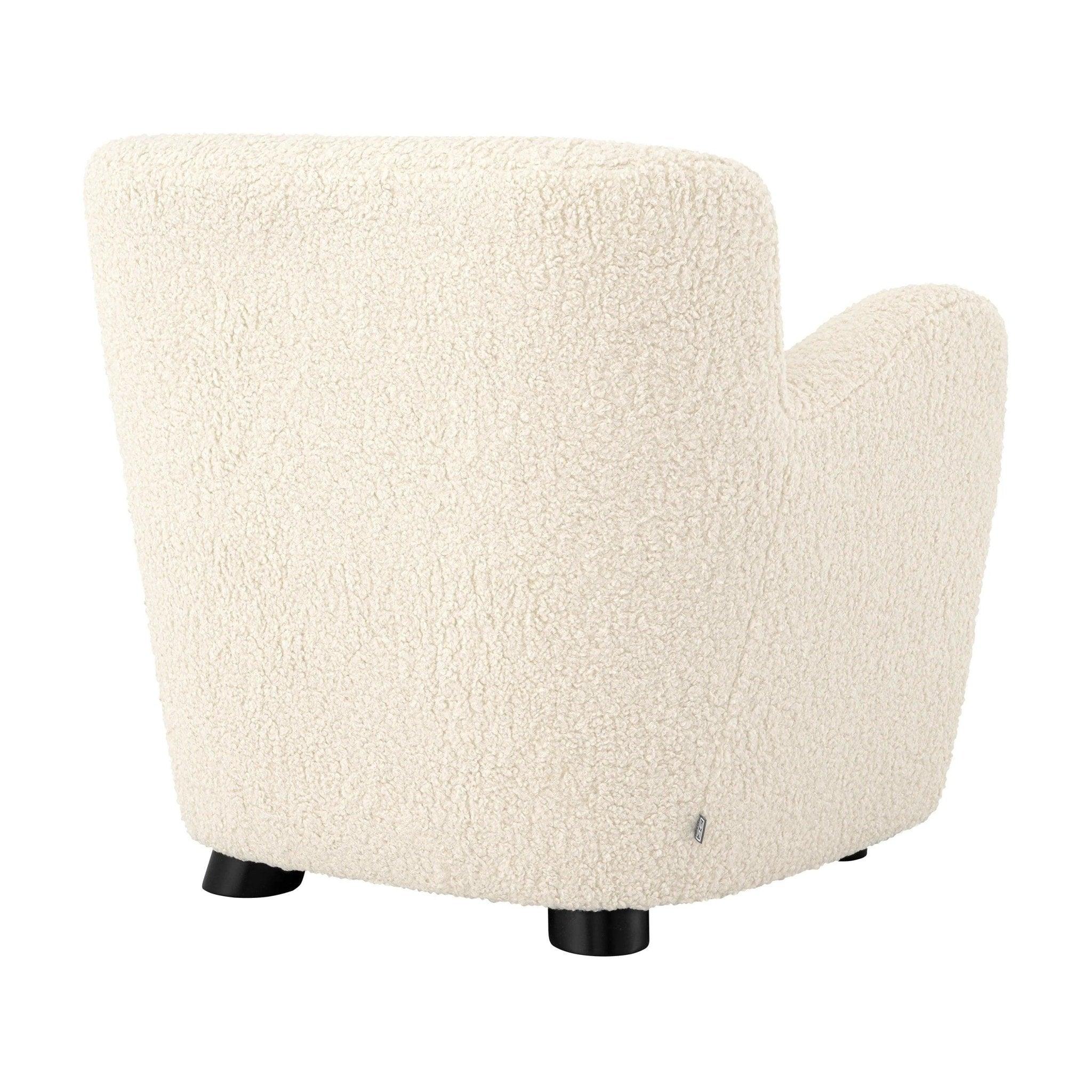 Fotel BIXBY biały Eichholtz Eye on Design