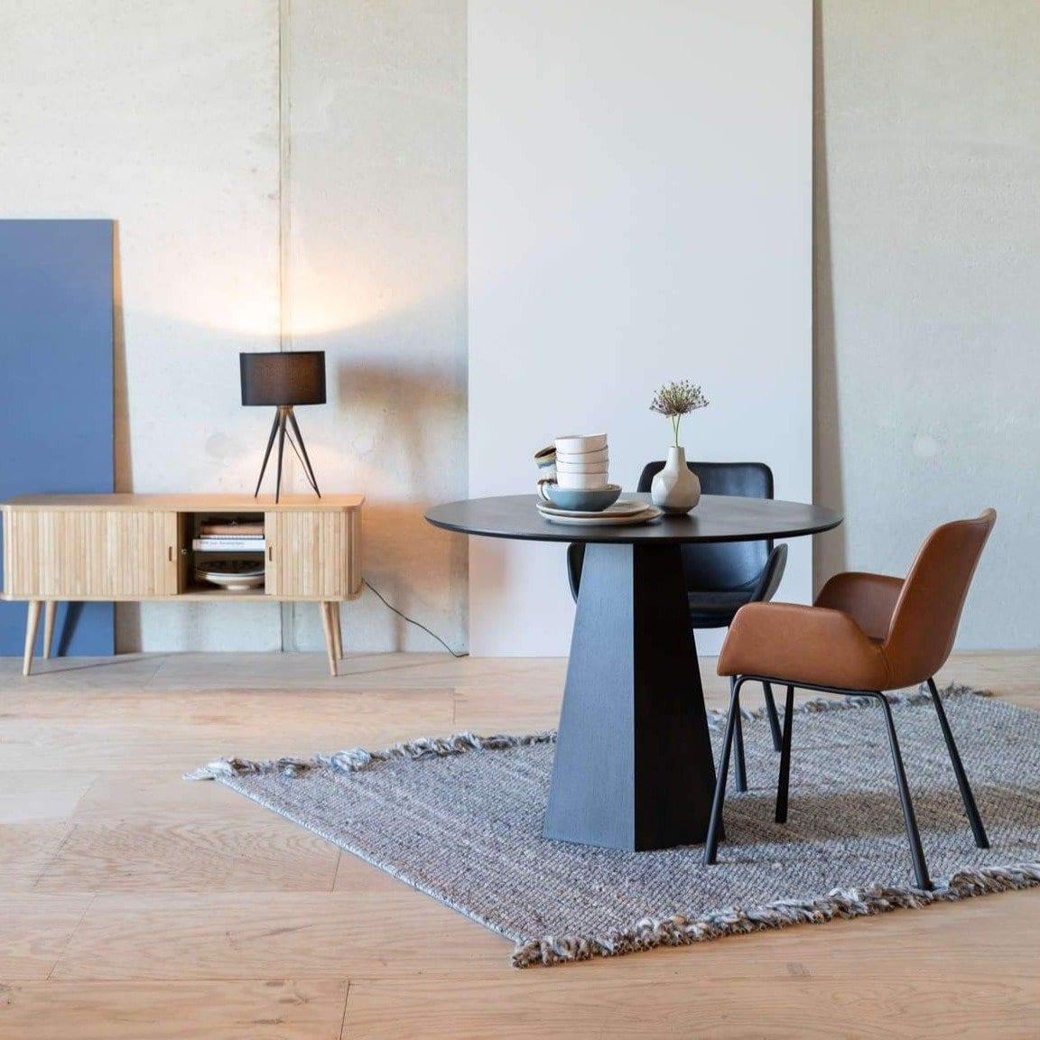 Fotel BRIT ekoskóra czarny Zuiver Eye on Design