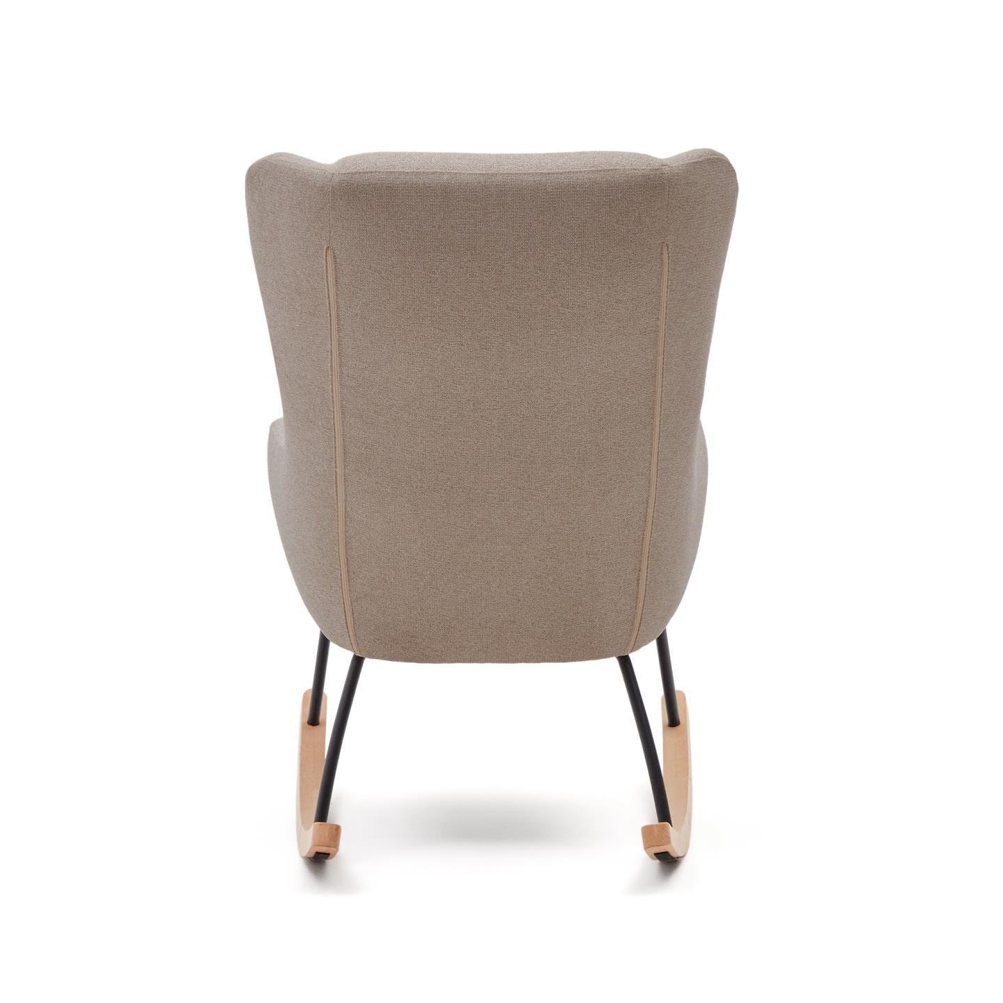 Fotel bujany MAUSTIN beżowy szenil La Forma Eye on Design