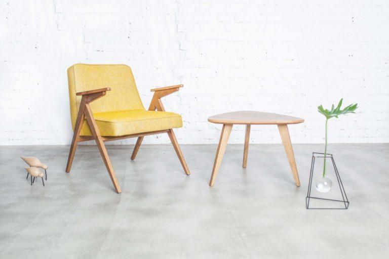 Fotel BUNNY czerwony w tkaninie Velvet Sierra 366 concept Eye on Design