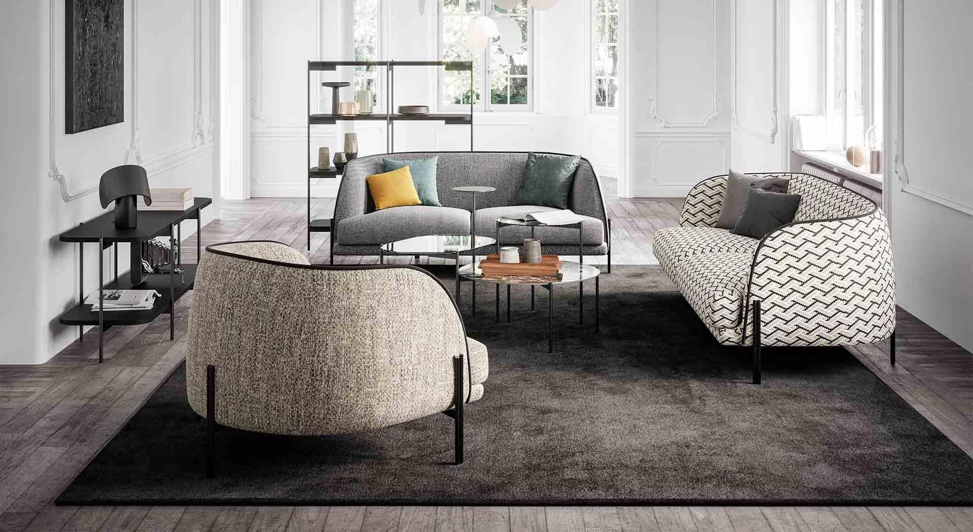 Fotel CAILLOU niebieski Liu Jo Living Eye on Design