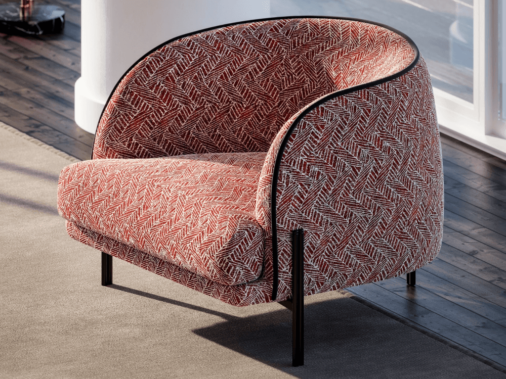 Fotel CAILLOU niebieski Liu Jo Living Eye on Design