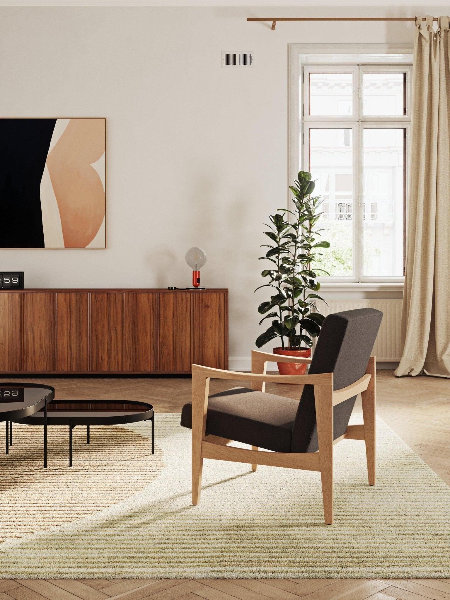 Fotel CK57 tapicerowany Vzór Eye on Design