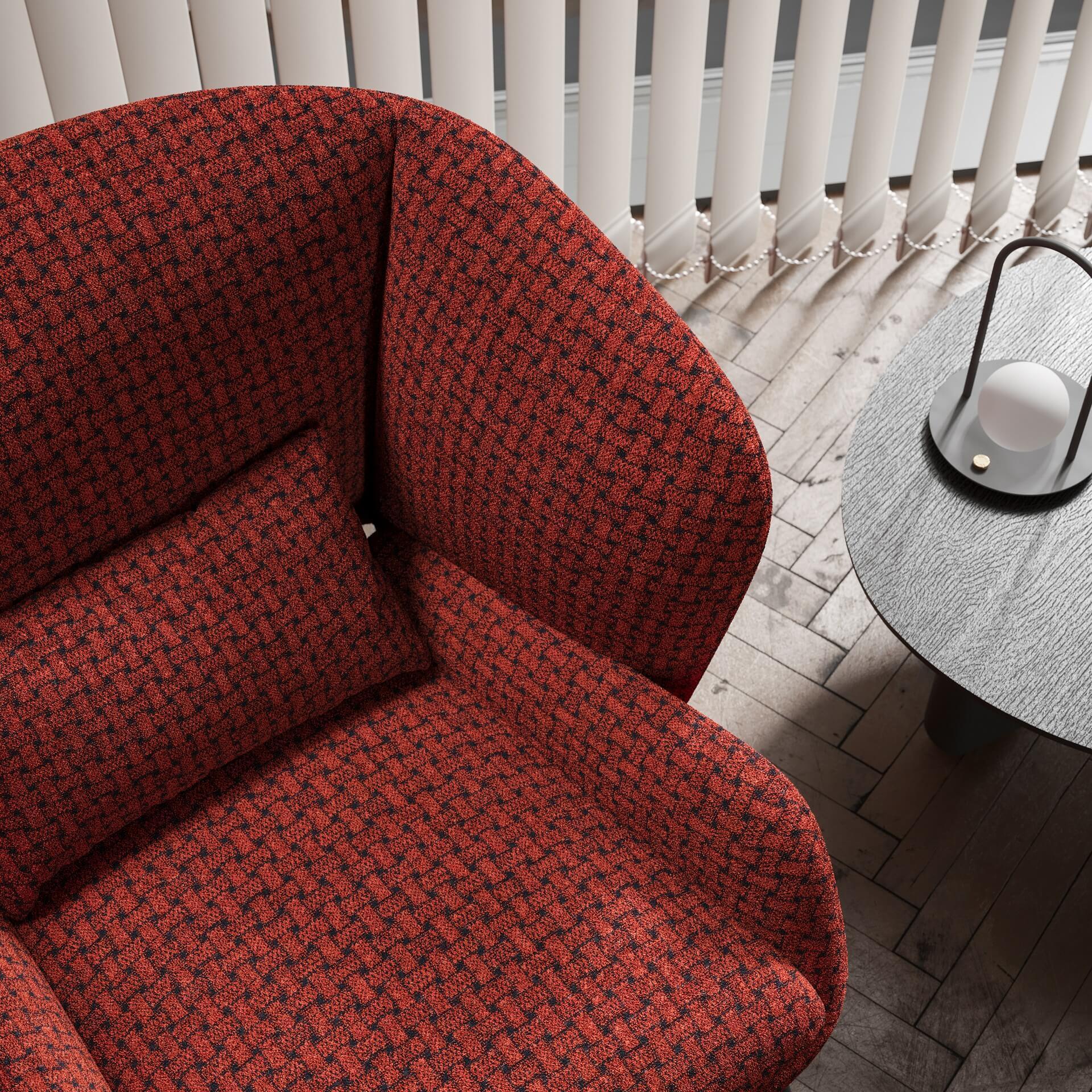 Fotel COQUILLE jasnoszary Liu Jo Living Eye on Design