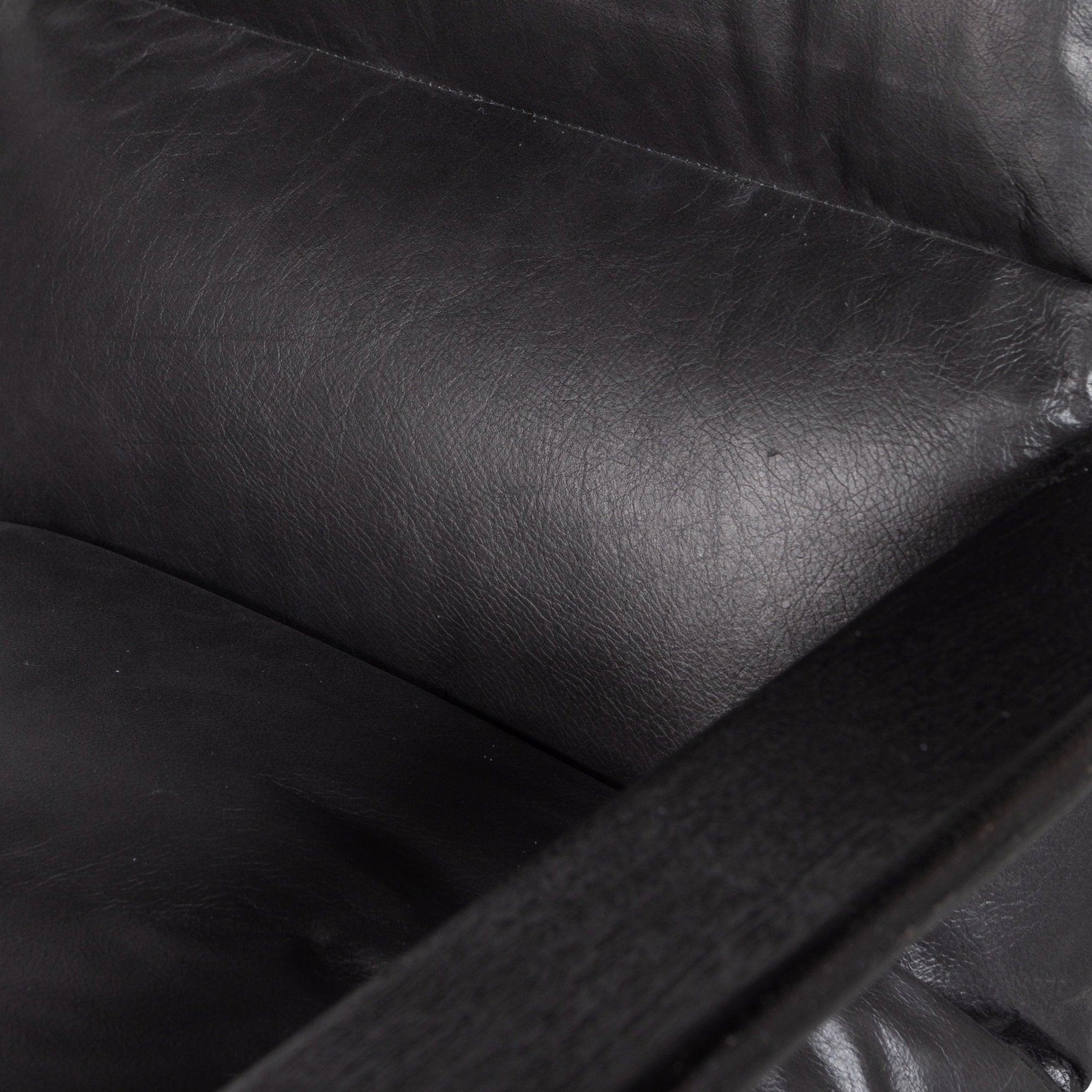 Fotel drewniany HOUSTON czarna skóra Be Pure Eye on Design