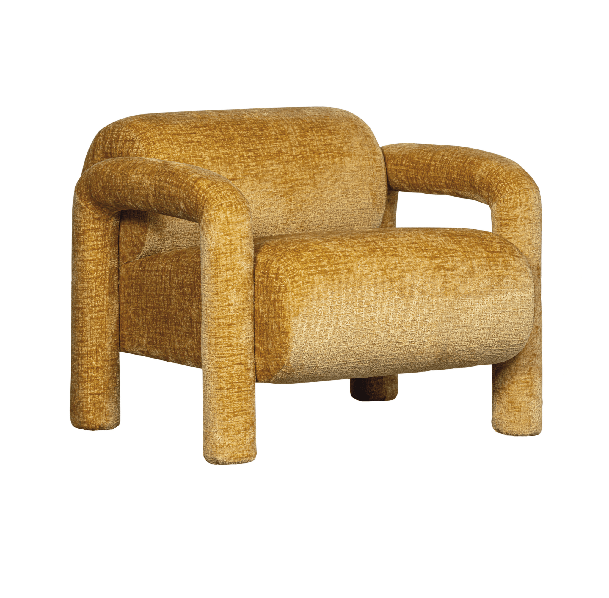 Fotel LENNY ochra Woood Exclusive Eye on Design