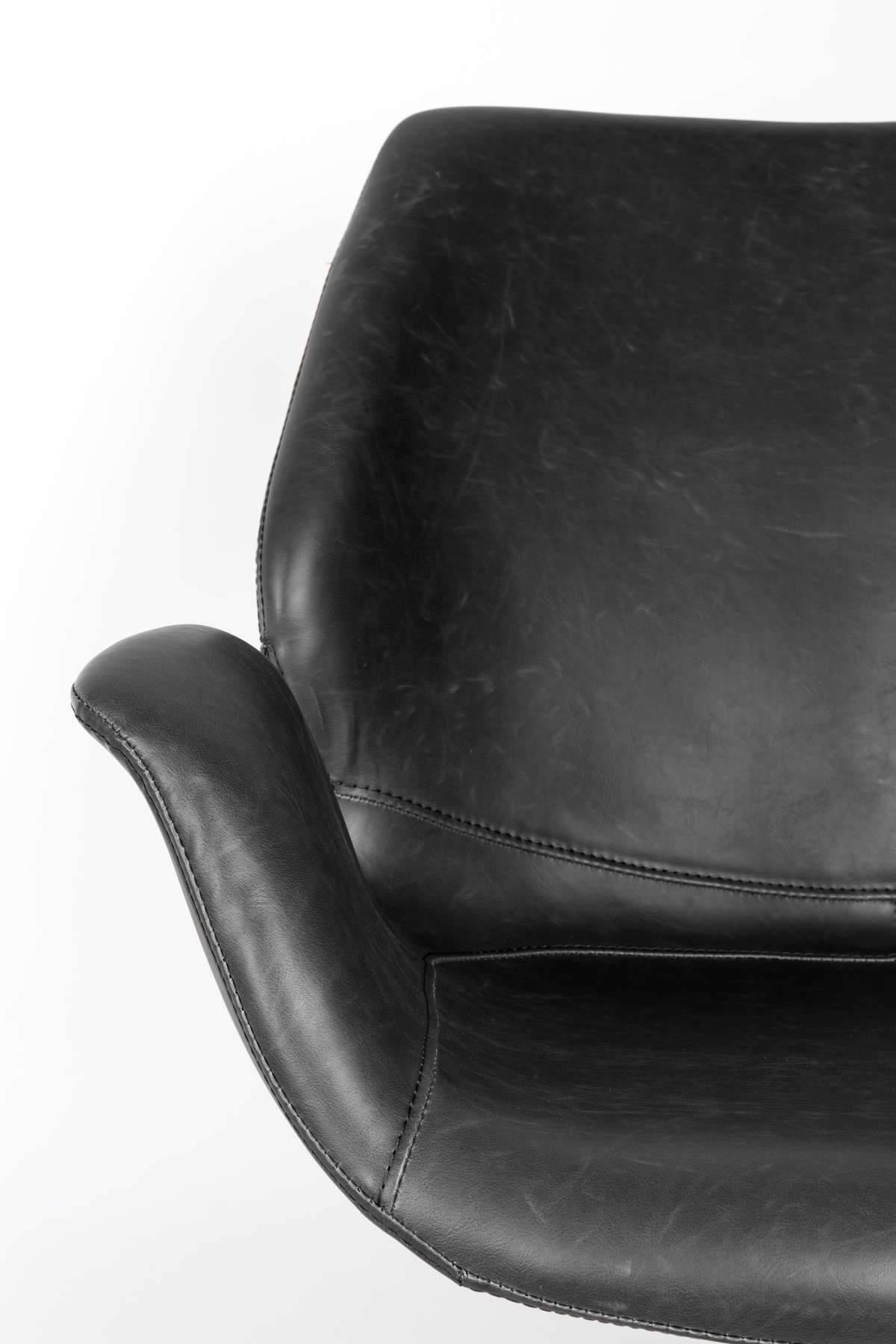 Fotel lounge NIKKI czarny Zuiver Eye on Design