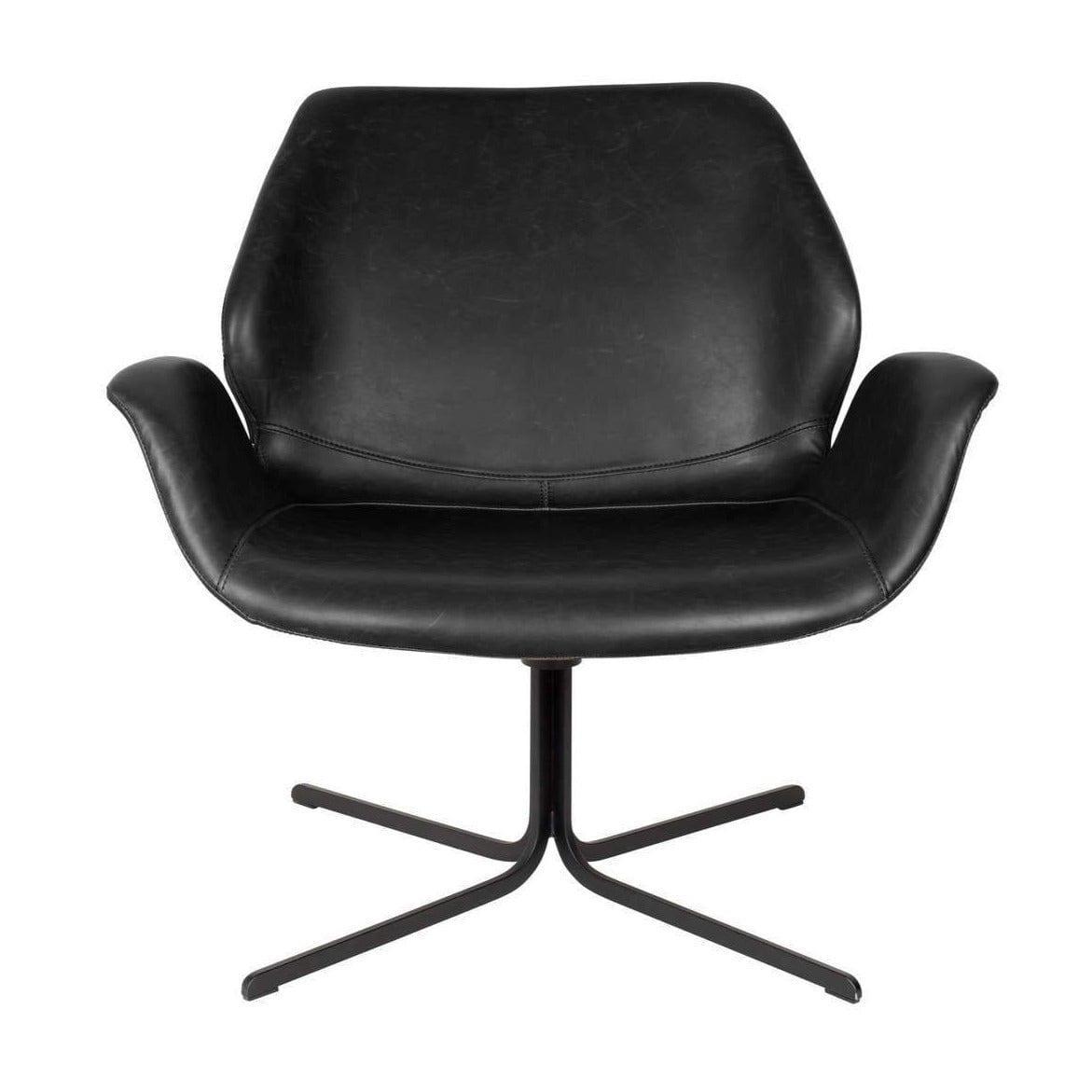 Fotel lounge NIKKI czarny Zuiver Eye on Design