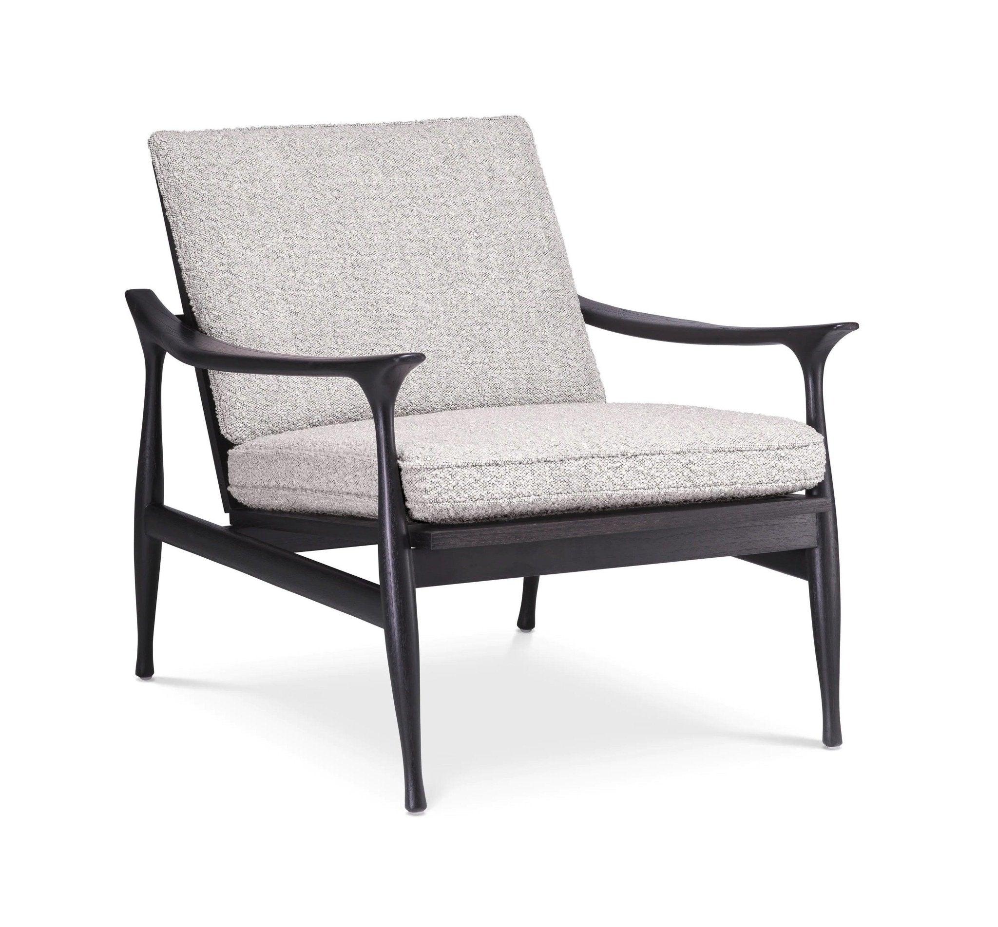 Fotel MANZO jasnoszary boucle Eichholtz Eye on Design