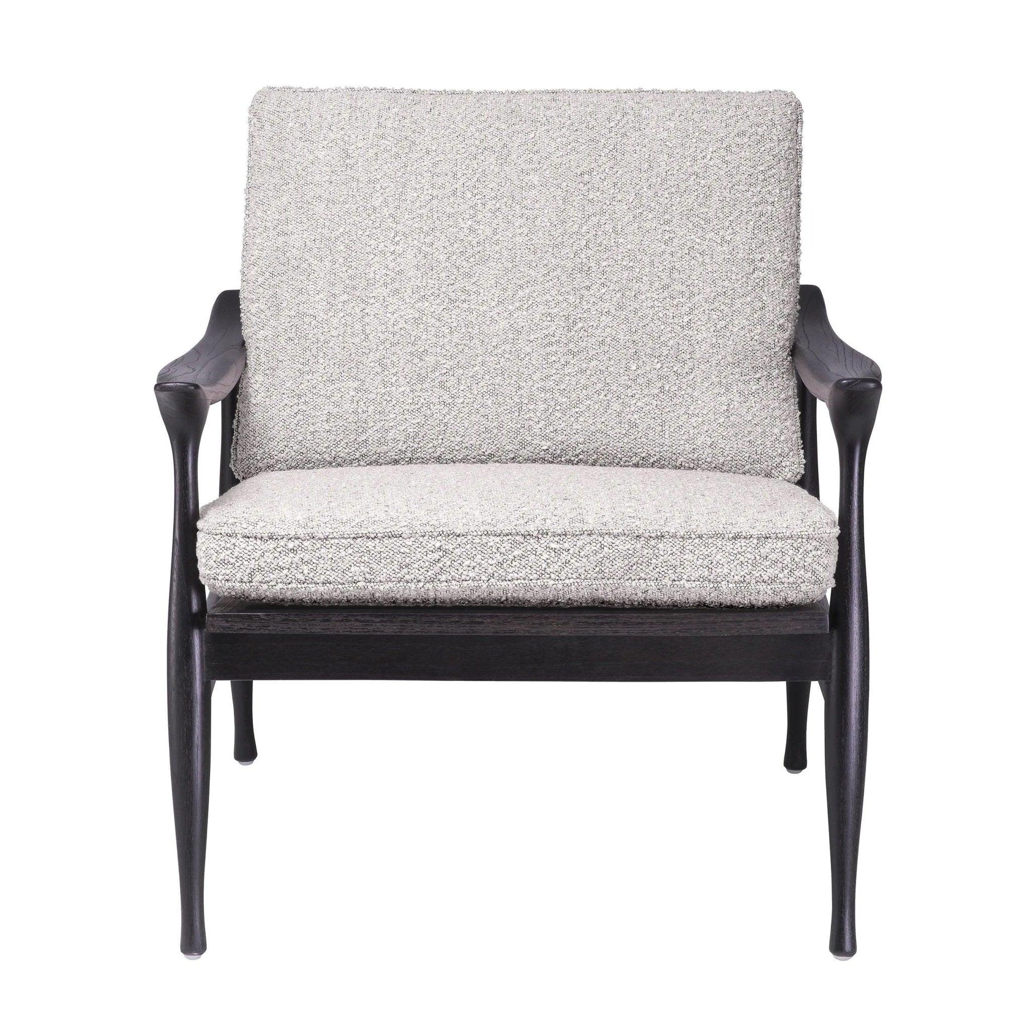 Fotel MANZO jasnoszary boucle Eichholtz Eye on Design