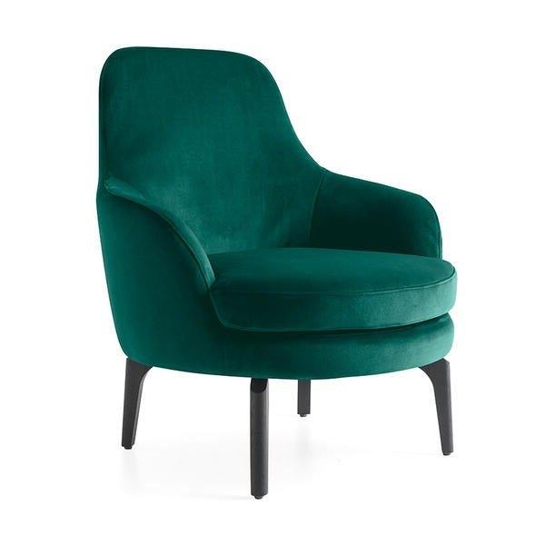 Fotel MEDEA ciemnobrązowa podstawa Calligaris Eye on Design