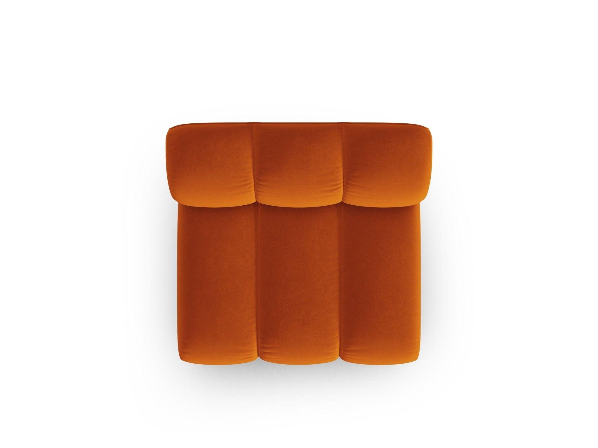 Fotel / moduł aksamitny SKYLER ceglany Interieurs 86 Eye on Design