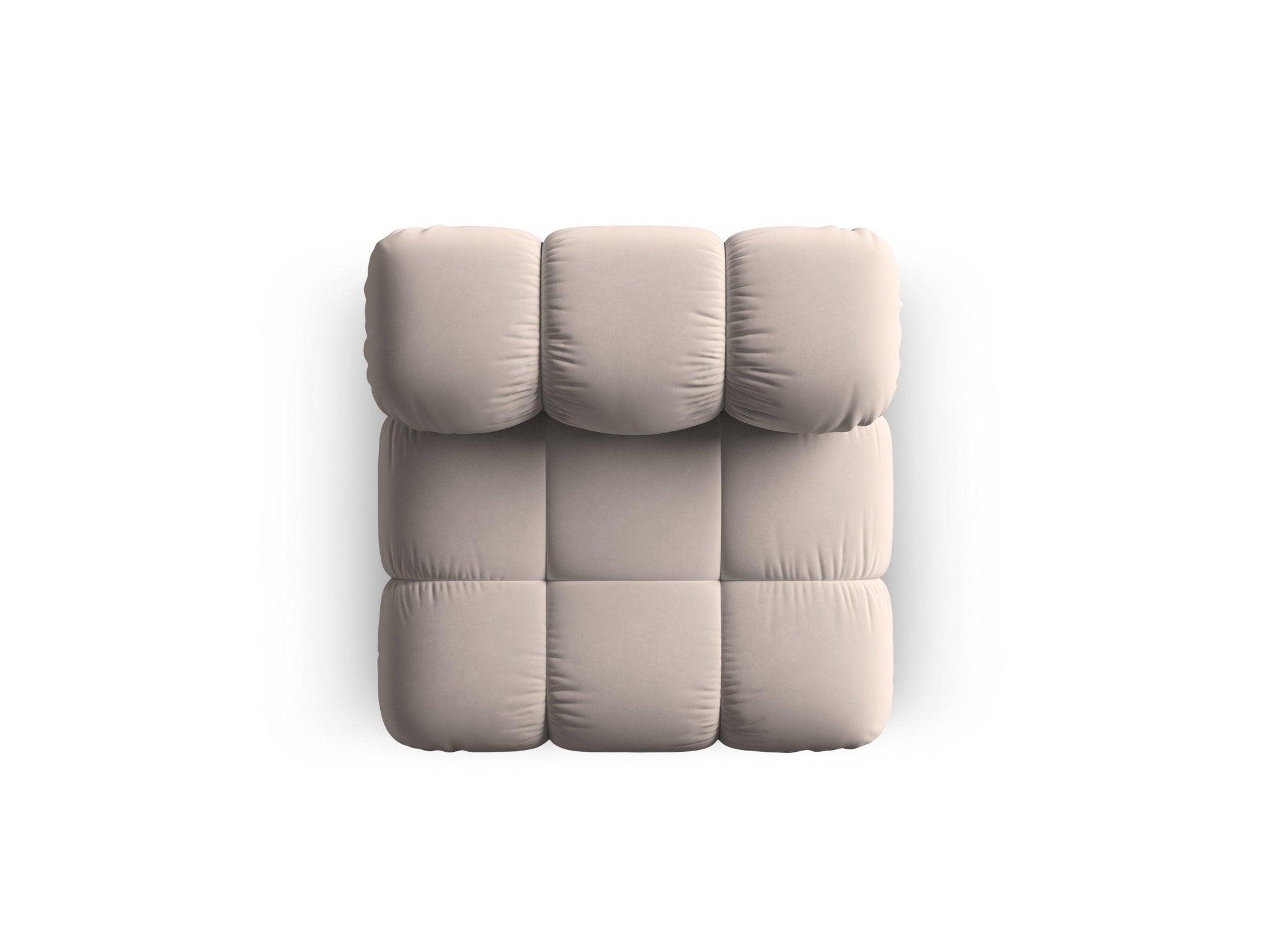 Fotel / moduł aksamitny TROPEA cappuccino Milo Casa Eye on Design