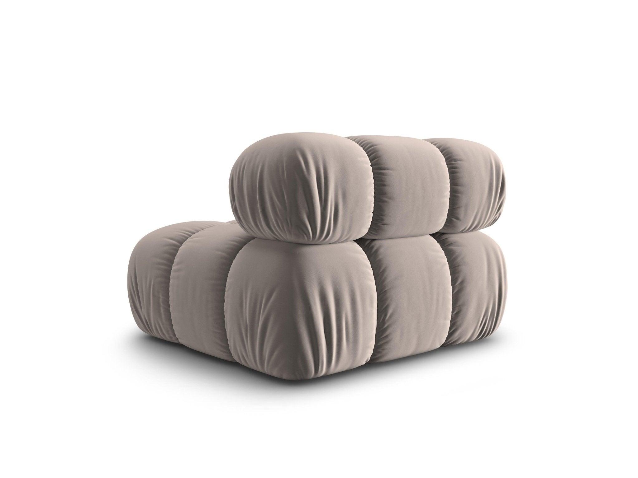 Fotel / moduł aksamitny TROPEA cappuccino Milo Casa Eye on Design