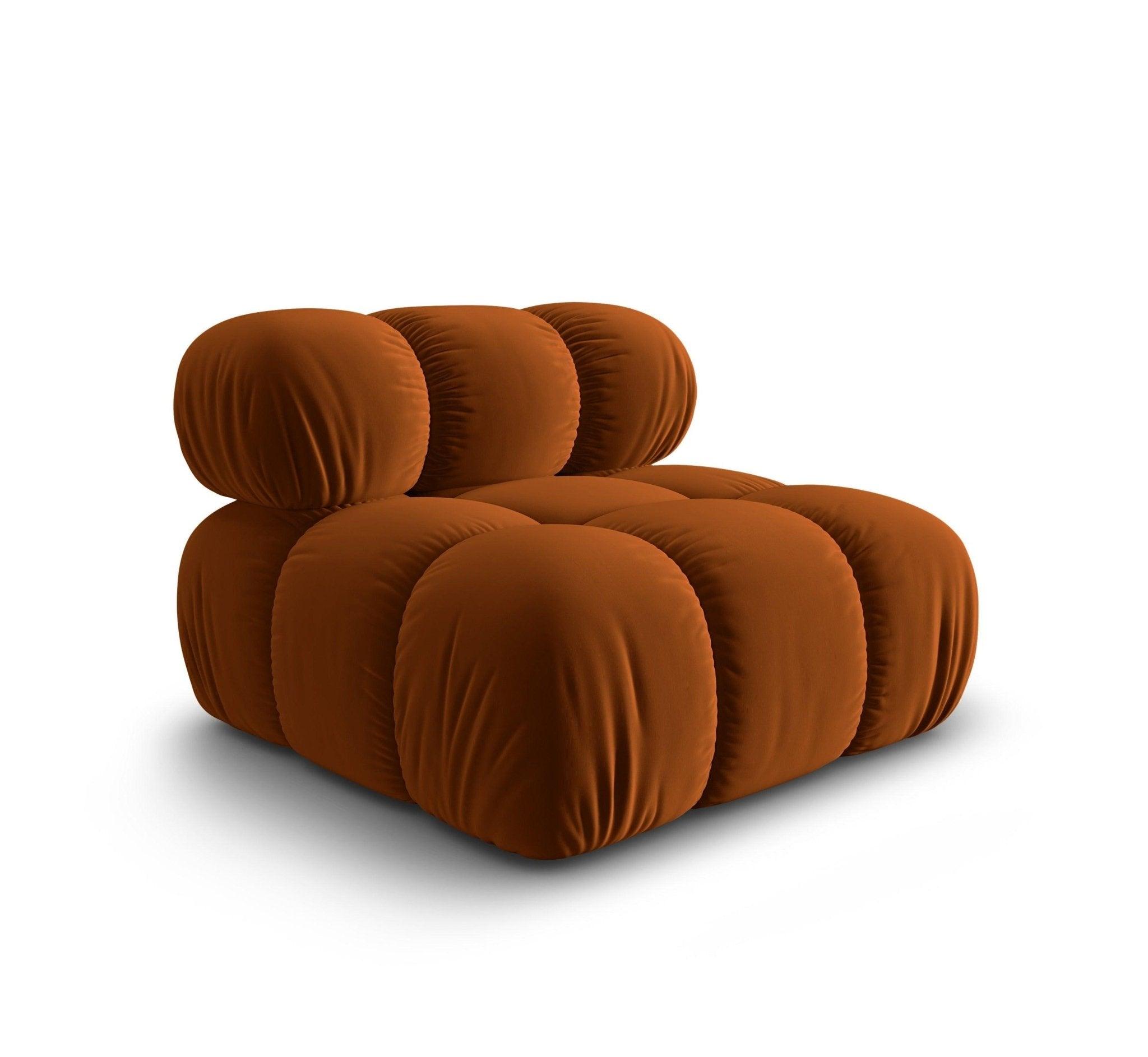 Fotel / moduł aksamitny TROPEA terracotta Milo Casa Eye on Design