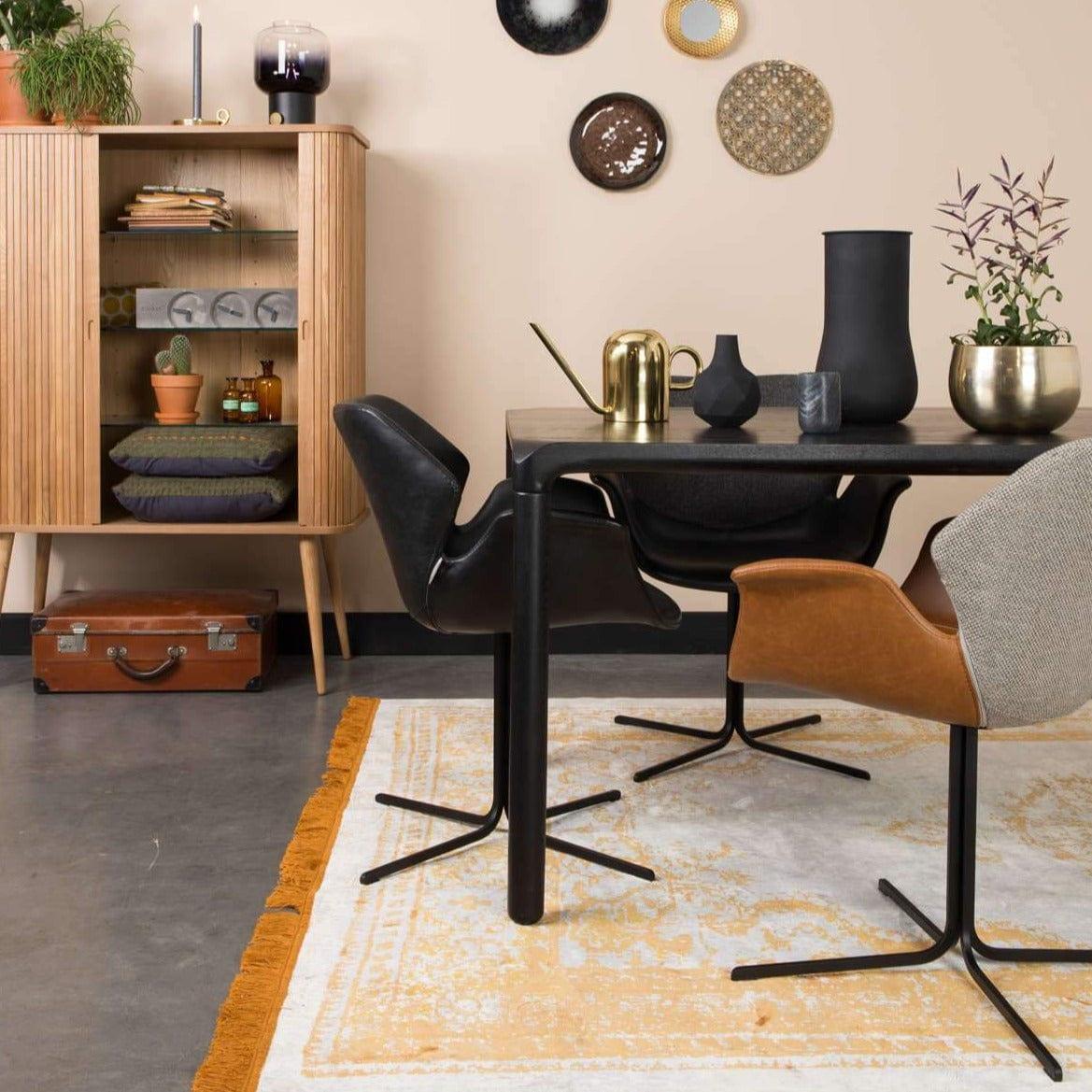 Fotel NIKKI czarny Zuiver Eye on Design