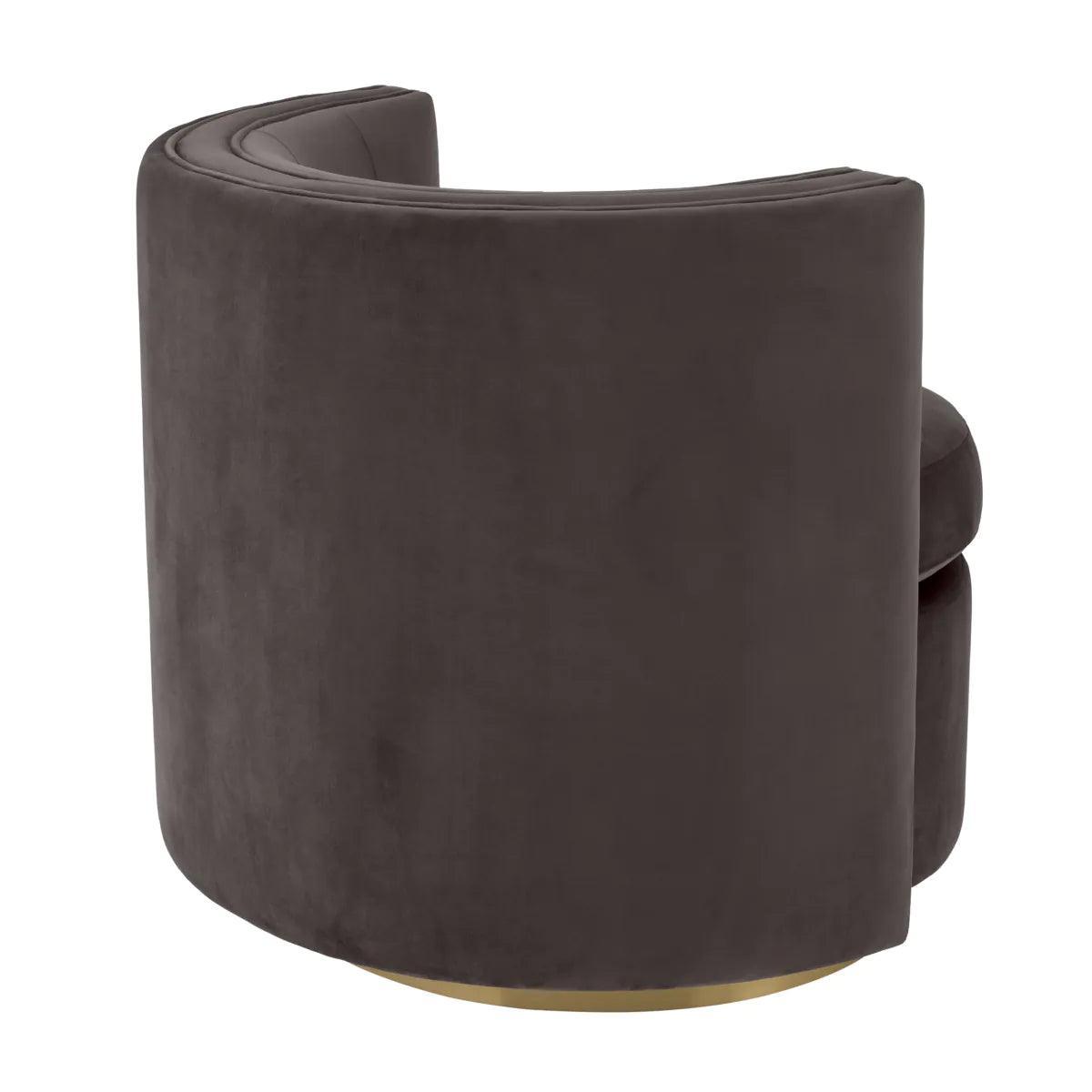 Fotel obrotowy AMANDA ciemnoszary Eichholtz Eye on Design