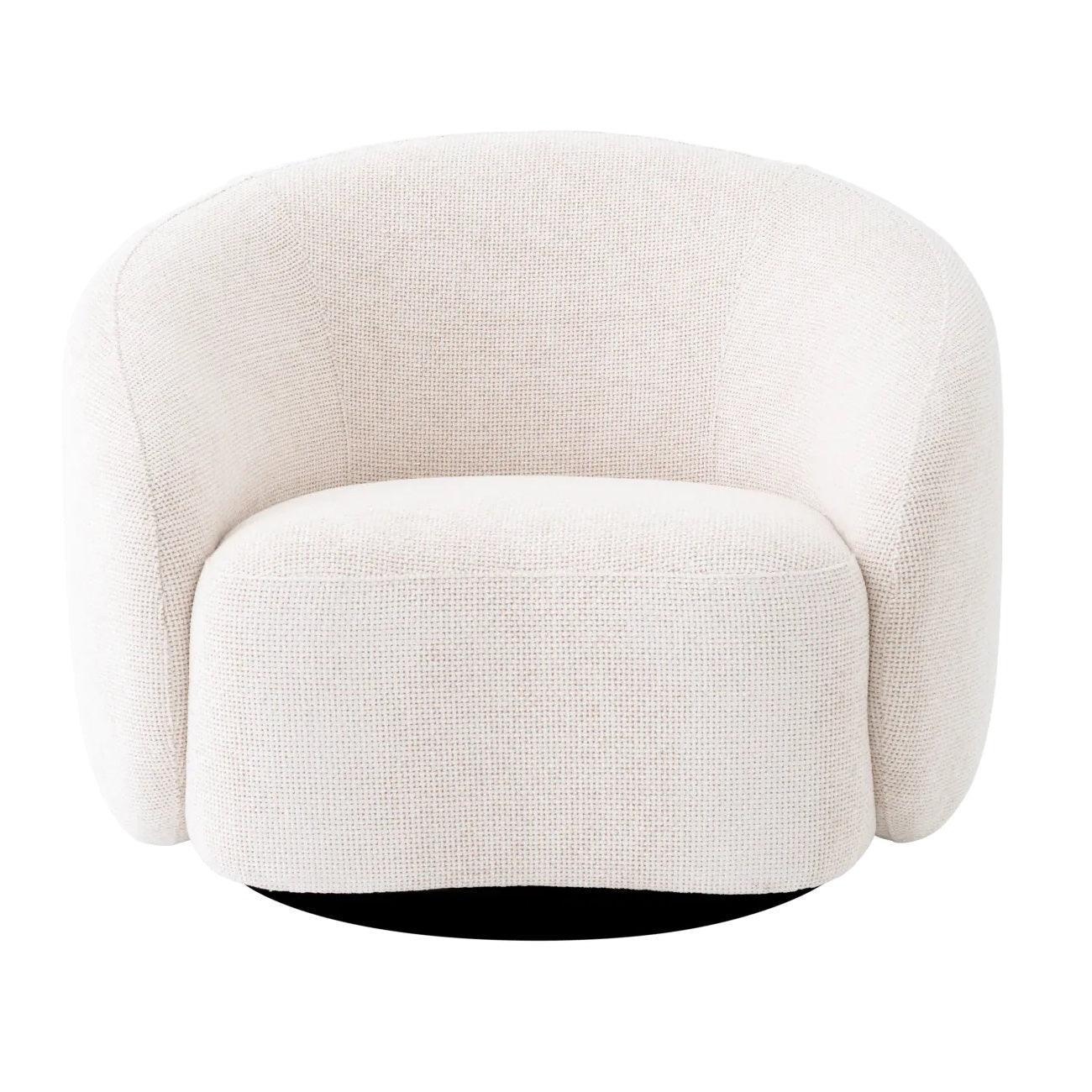 Fotel obrotowy AMORE biały Eichholtz Eye on Design