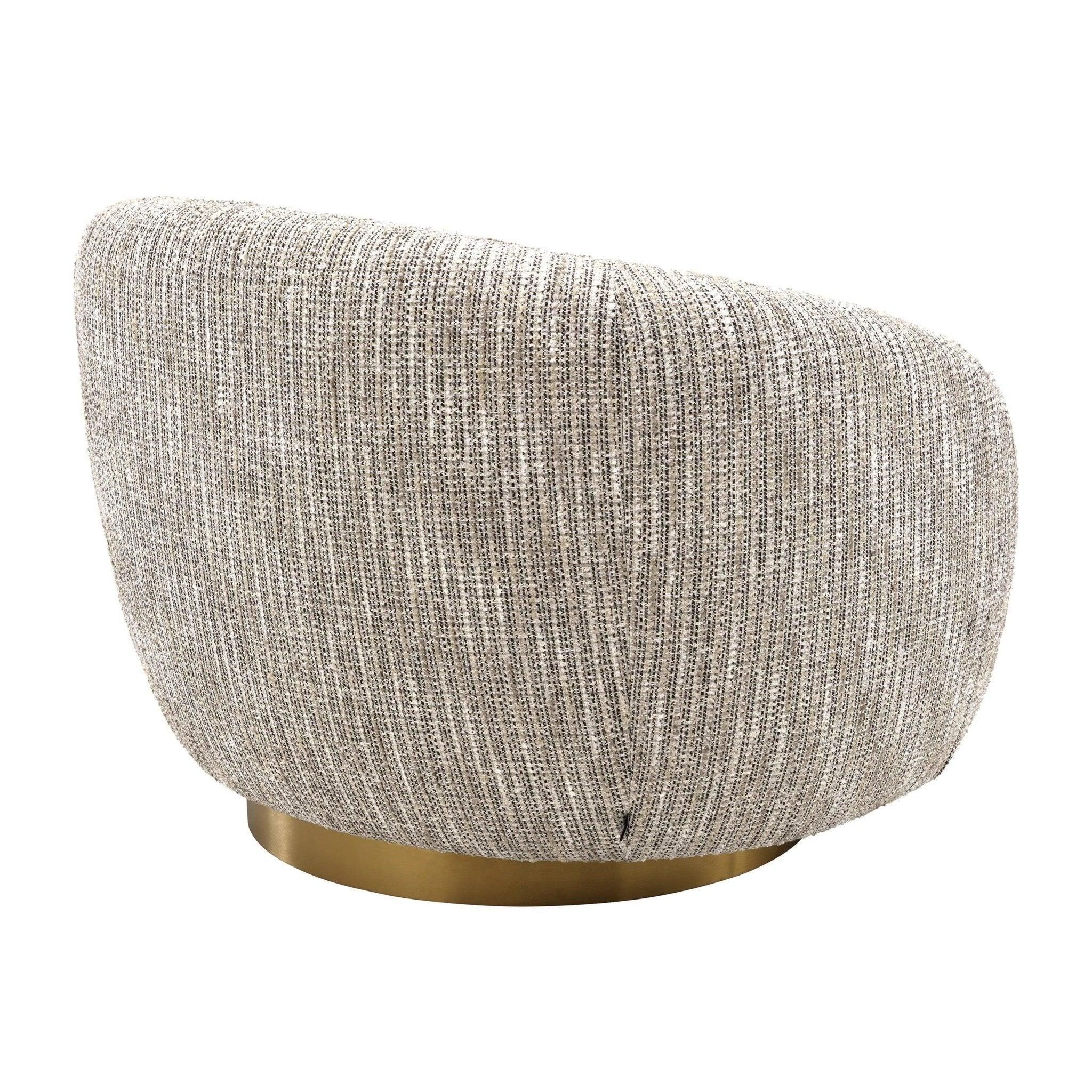 Fotel obrotowy BRICE beżowy Eichholtz Eye on Design