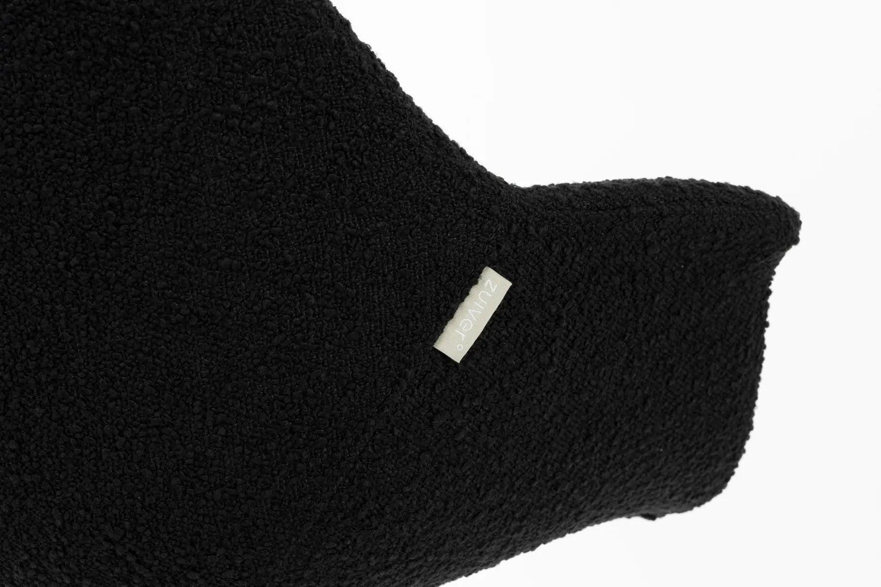 Fotel obrotowy DOULTON czarny boucle Zuiver Eye on Design