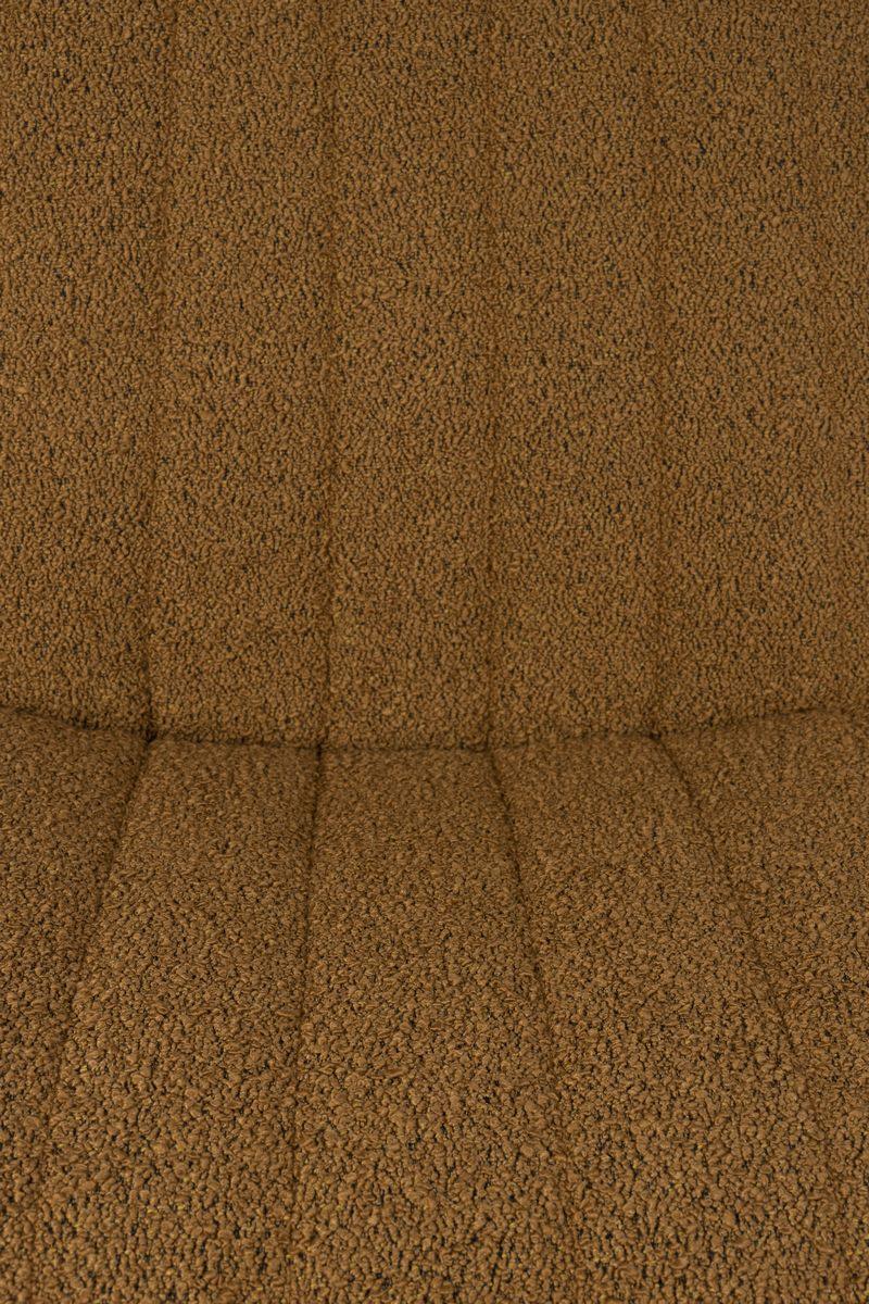 Fotel obrotowy JAX boucle brązowy White Label Living Eye on Design