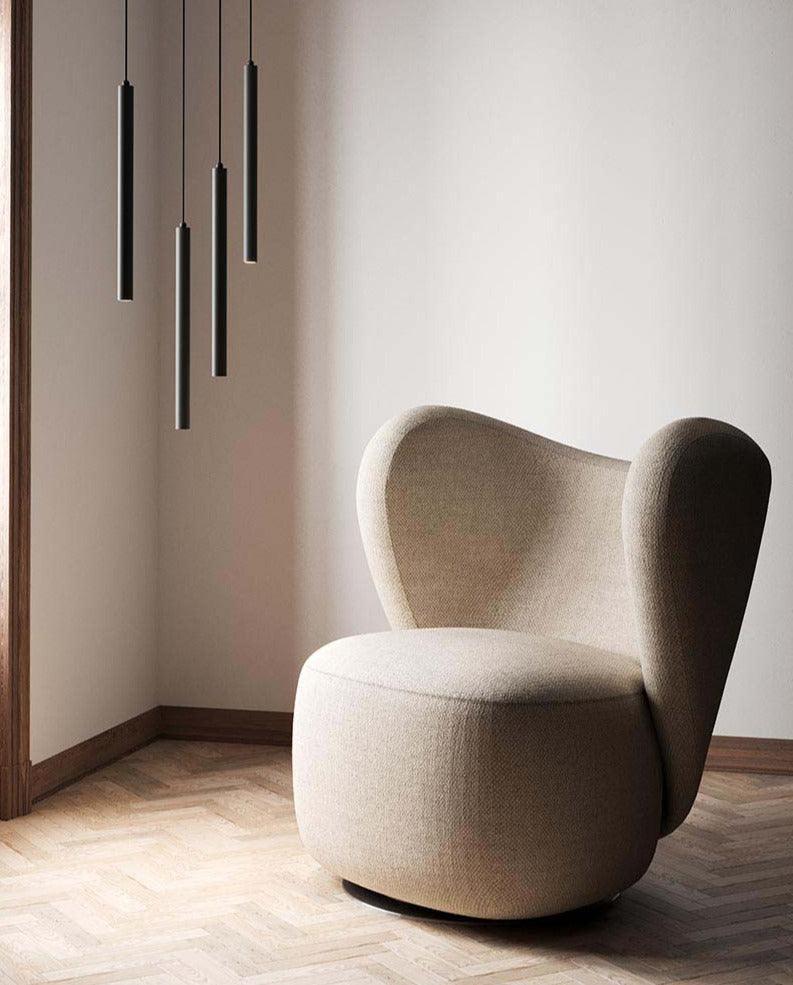 Fotel obrotowy LITTLE BIG boucle beżowy NORR11 Eye on Design