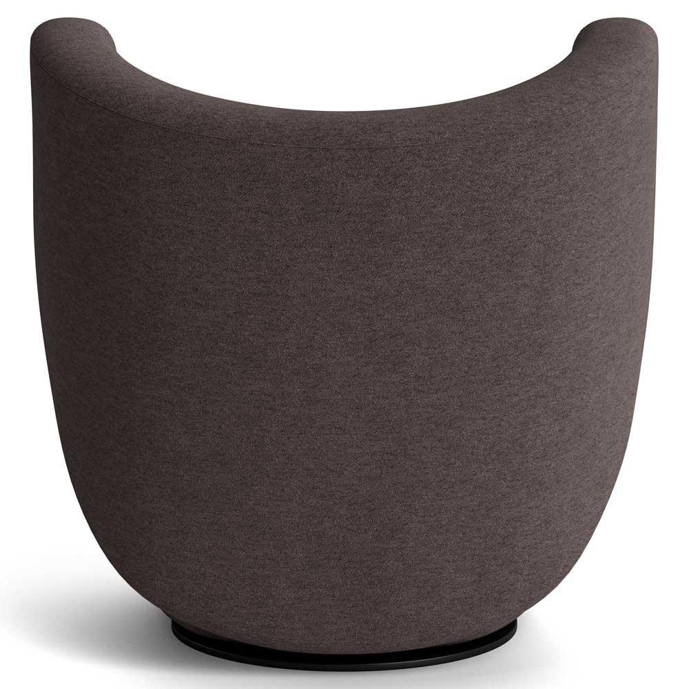 Fotel obrotowy LITTLE BIG boucle brązowy NORR11 Eye on Design