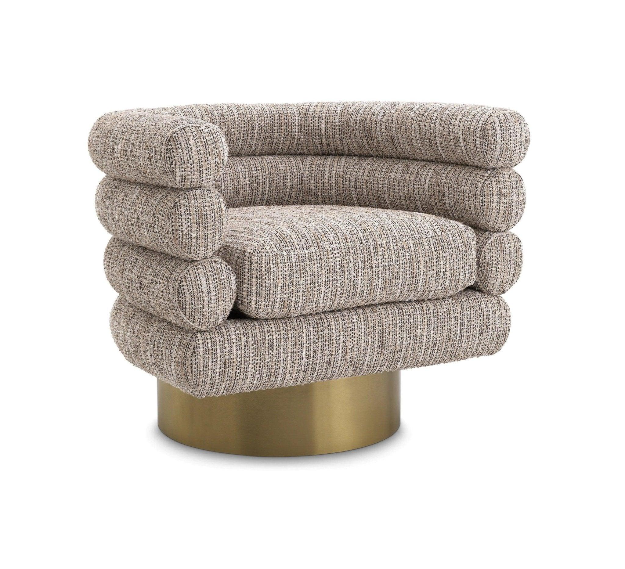 Fotel obrotowy MAGUIRE beżowy Eichholtz Eye on Design