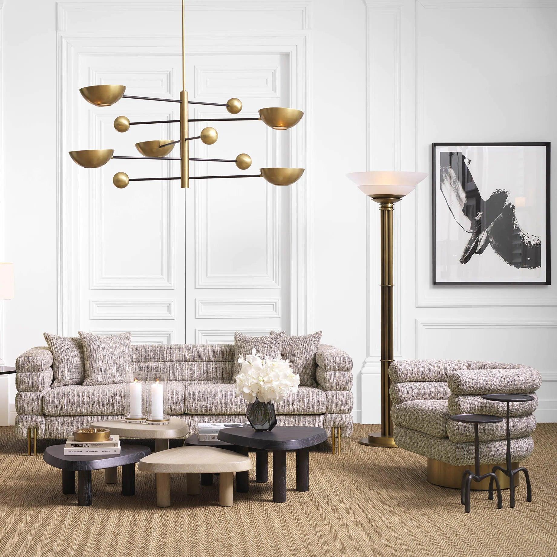 Fotel obrotowy MAGUIRE beżowy Eichholtz Eye on Design