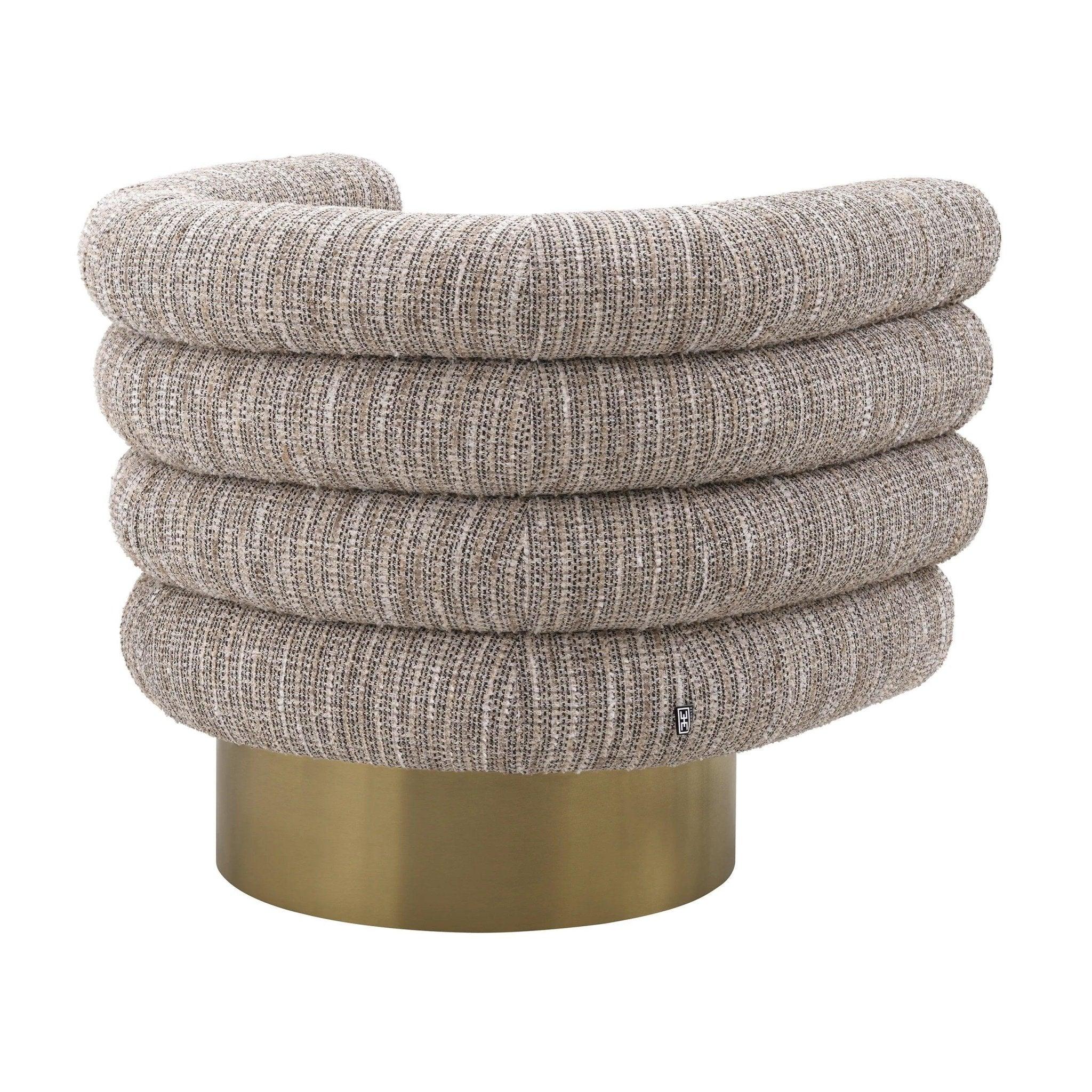 Fotel obrotowy MAGUIRE beżowy Eichholtz Eye on Design