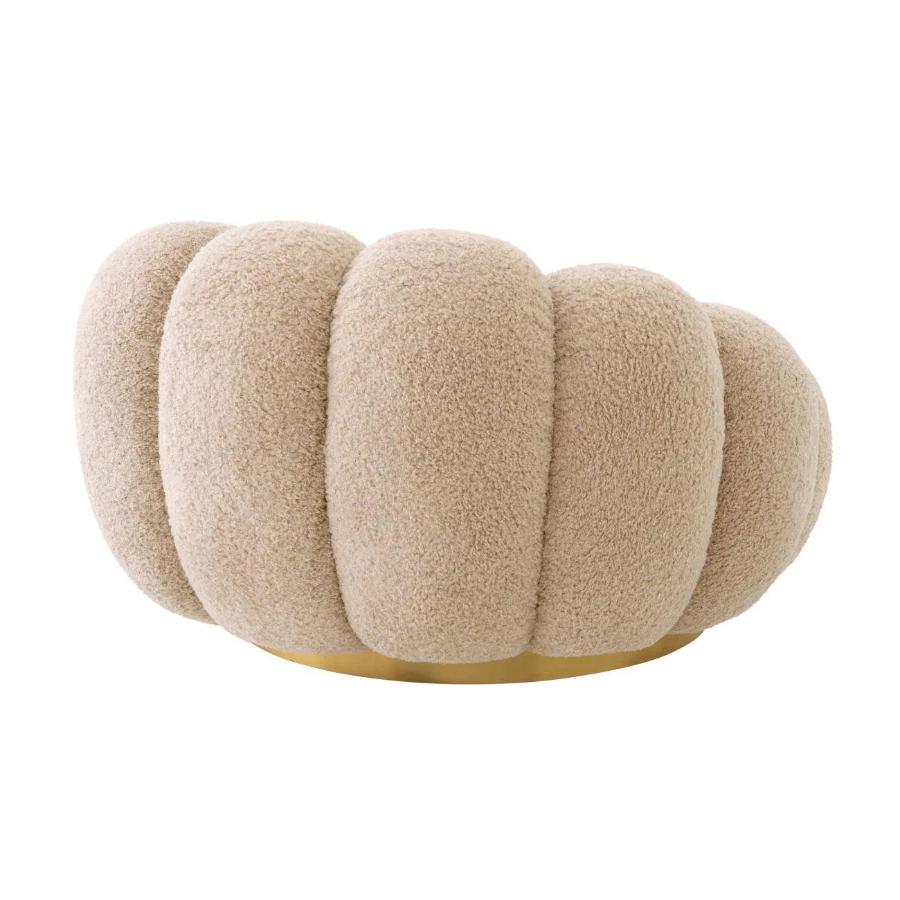 Fotel obrotowy MELLO piaskowy Eichholtz Eye on Design