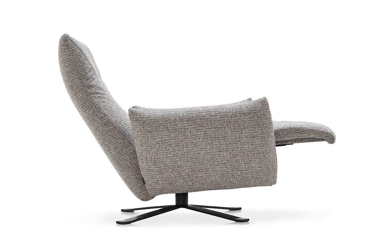 Fotel obrotowy wypoczynkowy POLSE tapicerowany Calligaris Eye on Design