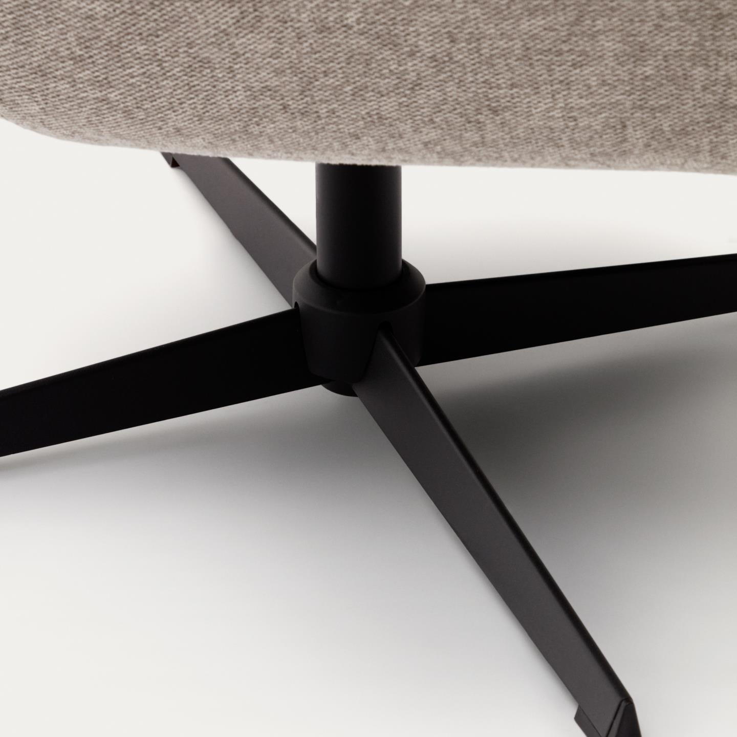 Fotel obrotowy ZALINA beżowy szenil La Forma Eye on Design