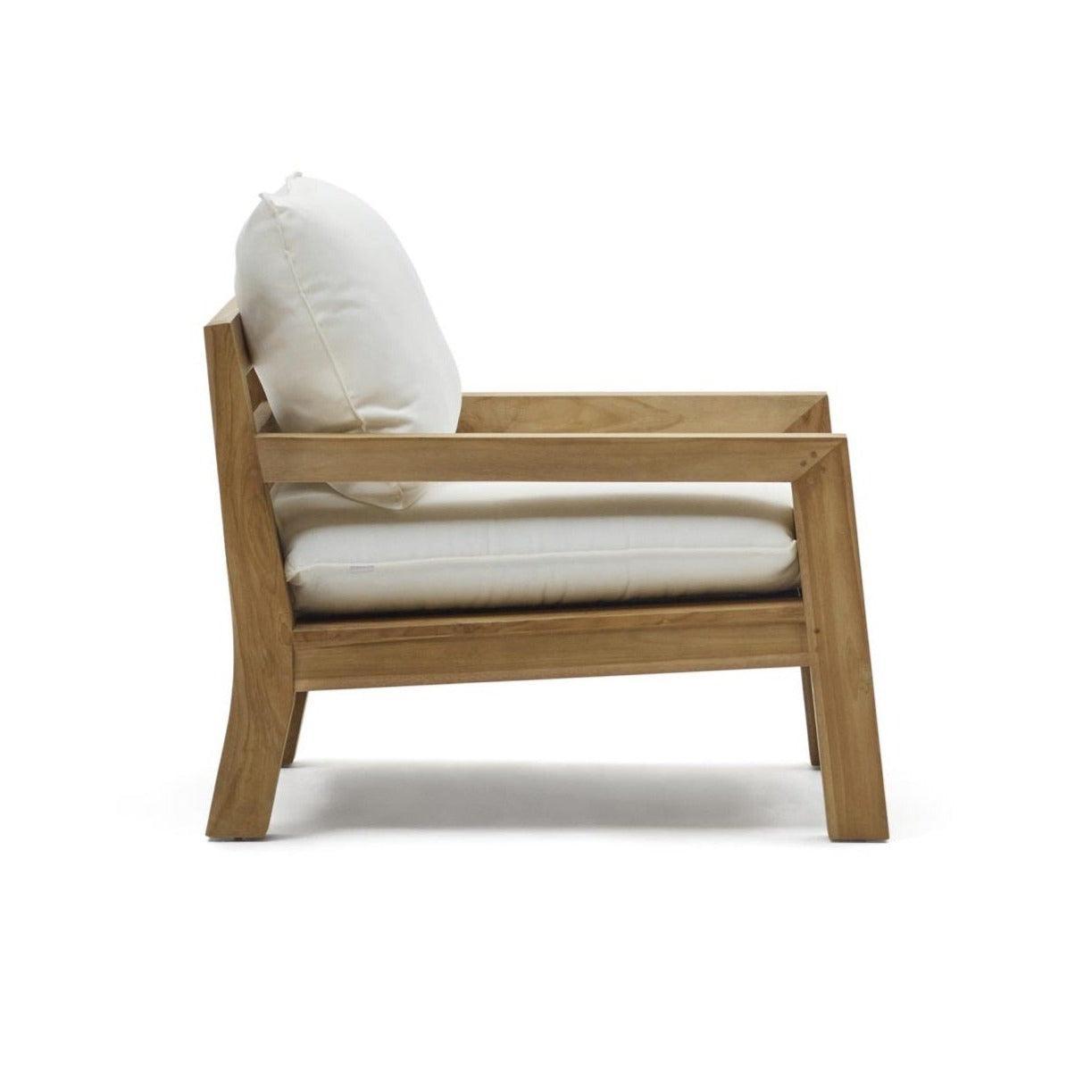 Fotel ogrodowy FORCANERA lite drewno tekowe La Forma Eye on Design