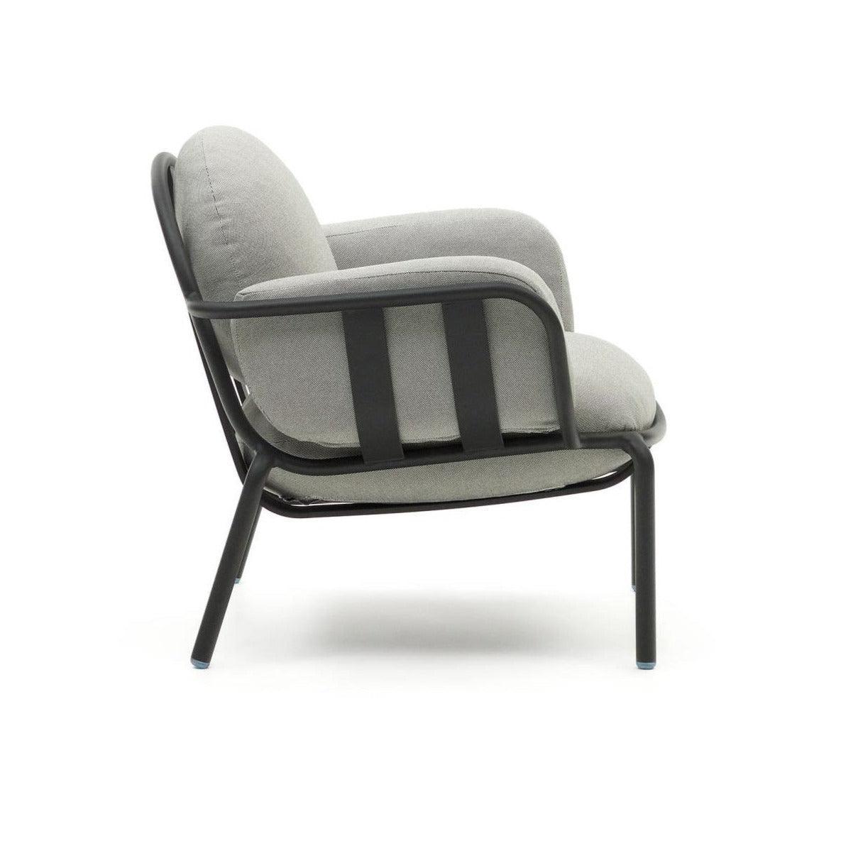 Fotel ogrodowy JONCOLS szary z czarną podstawą La Forma Eye on Design