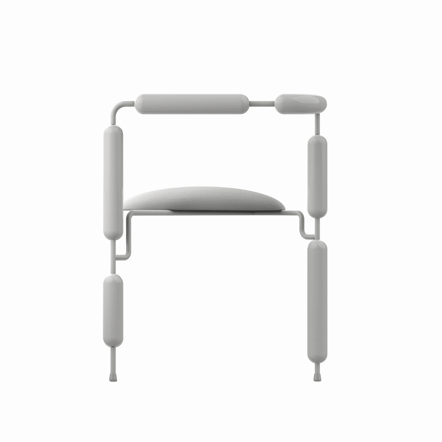 Fotel POODLE stalowy Mati Sipiora Eye on Design