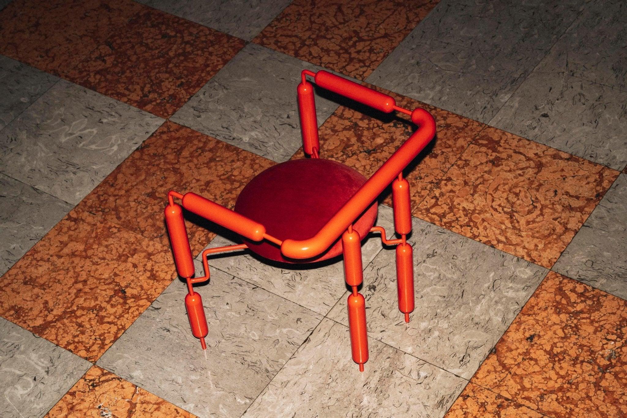 Fotel POODLE stalowy Mati Sipiora Eye on Design