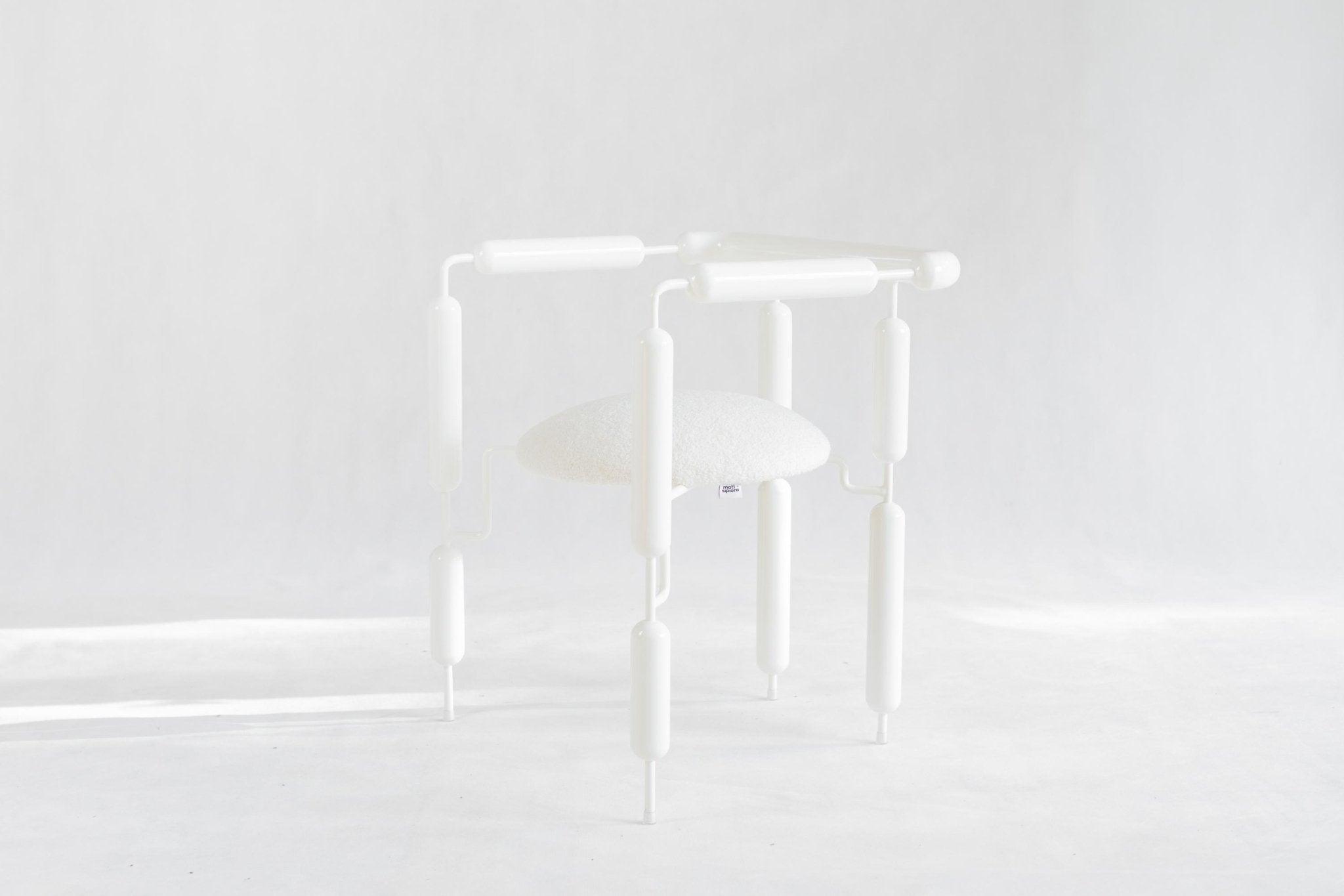 Fotel POODLE stalowy Mati Sipiora Eye on Design