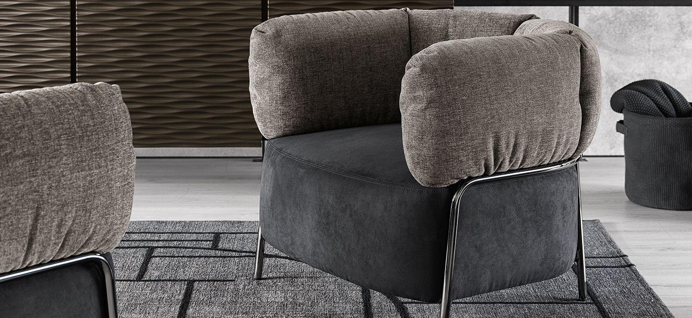 Fotel QUADROTTA czarna podstawa Calligaris Eye on Design