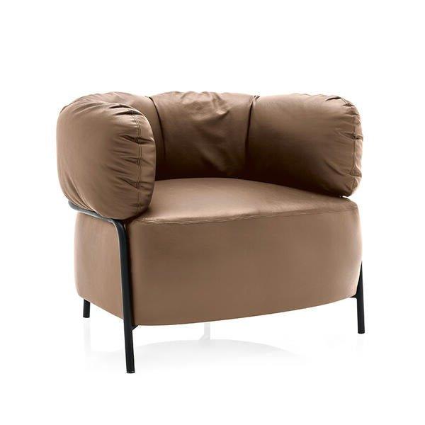 Fotel QUADROTTA czarna podstawa Calligaris Eye on Design