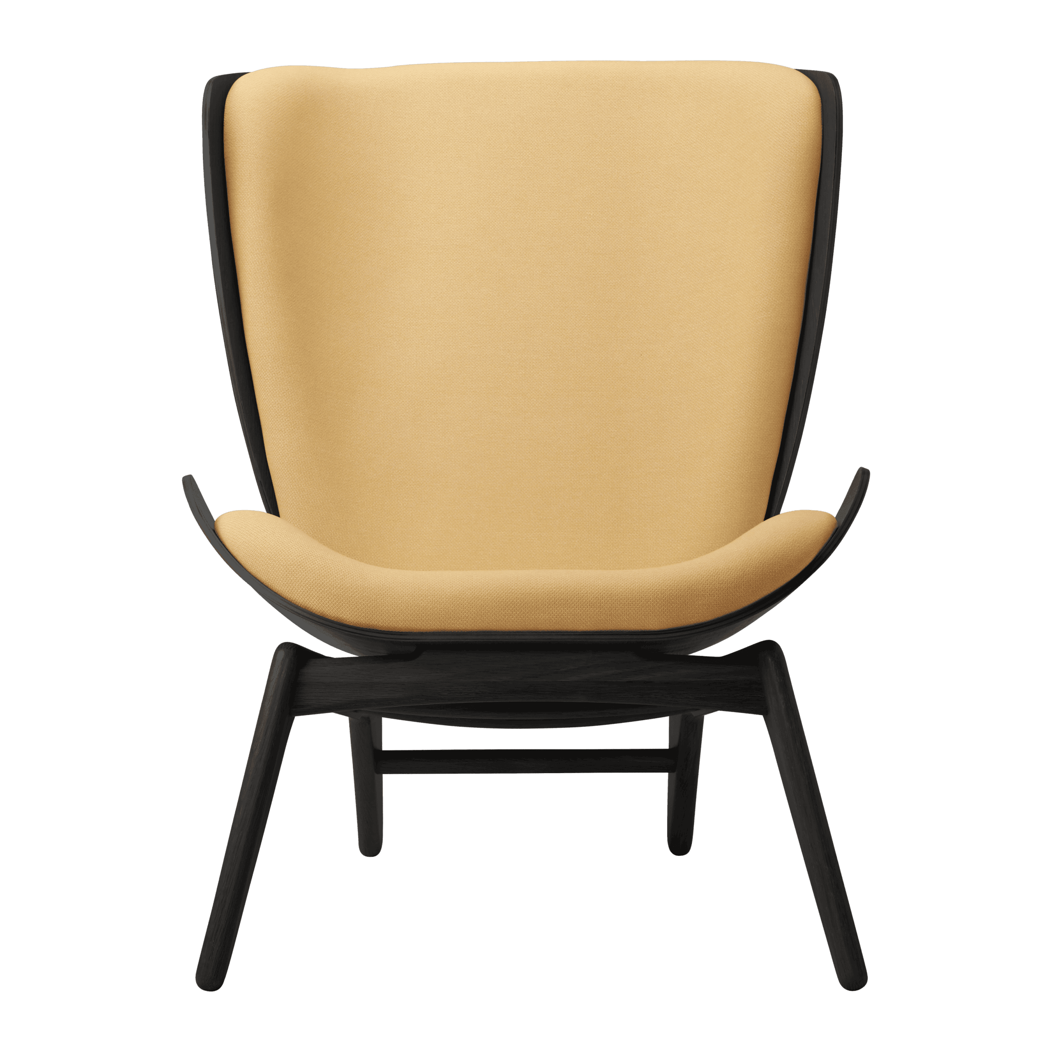 Fotel READER żółty z czarną podstawą UMAGE Eye on Design