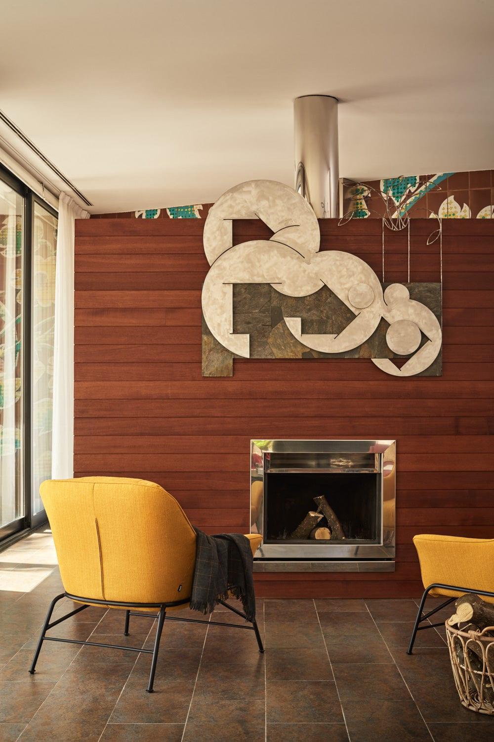 Fotel SADIRA musztardowy Teulat Eye on Design