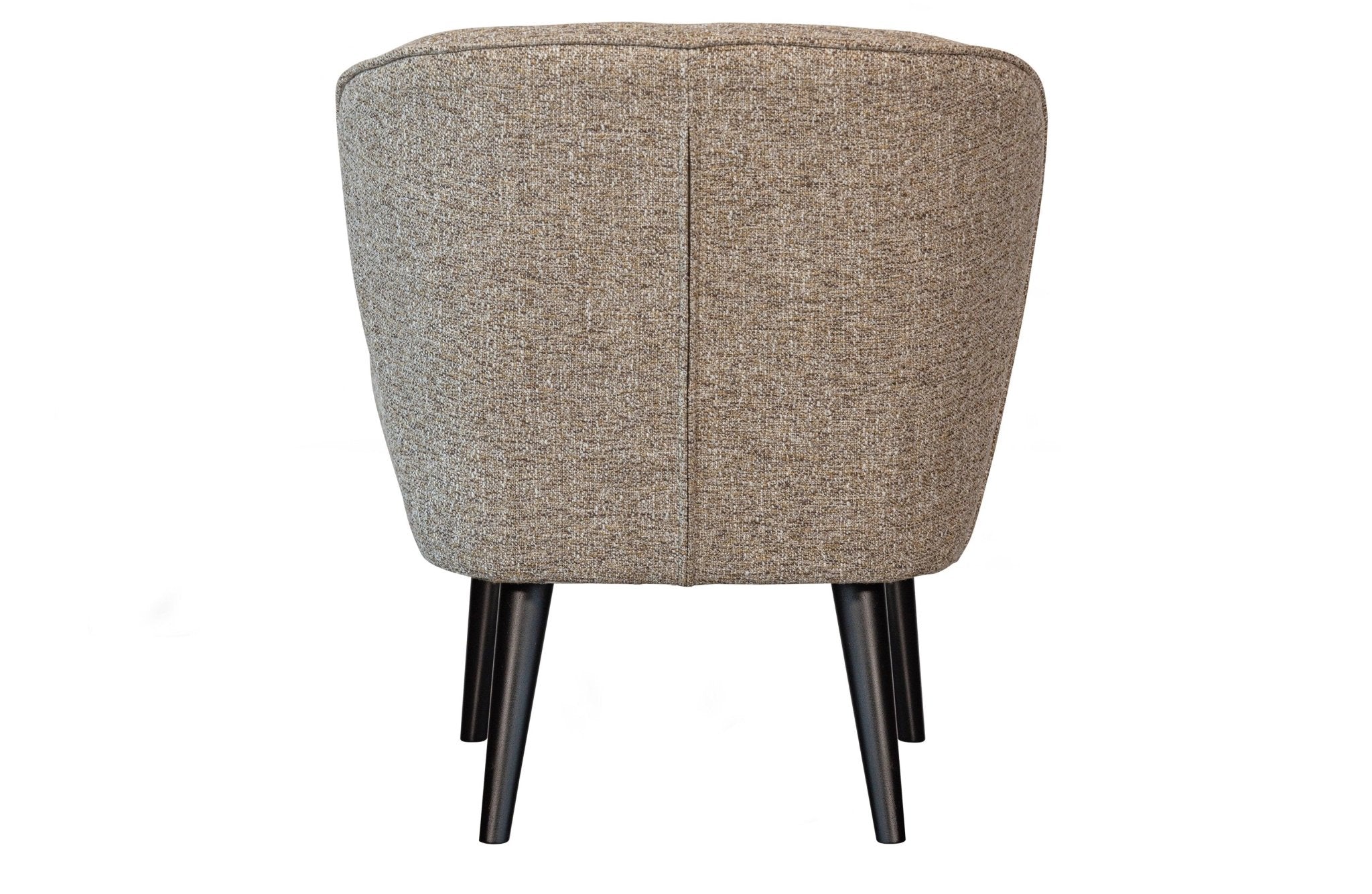 Fotel SARA beżowy melanż Woood Eye on Design