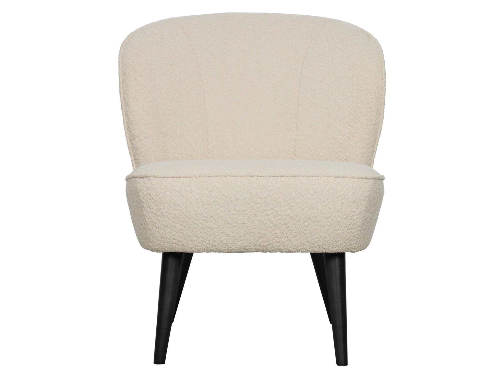 Fotel SARA boucle kremowy Woood Eye on Design