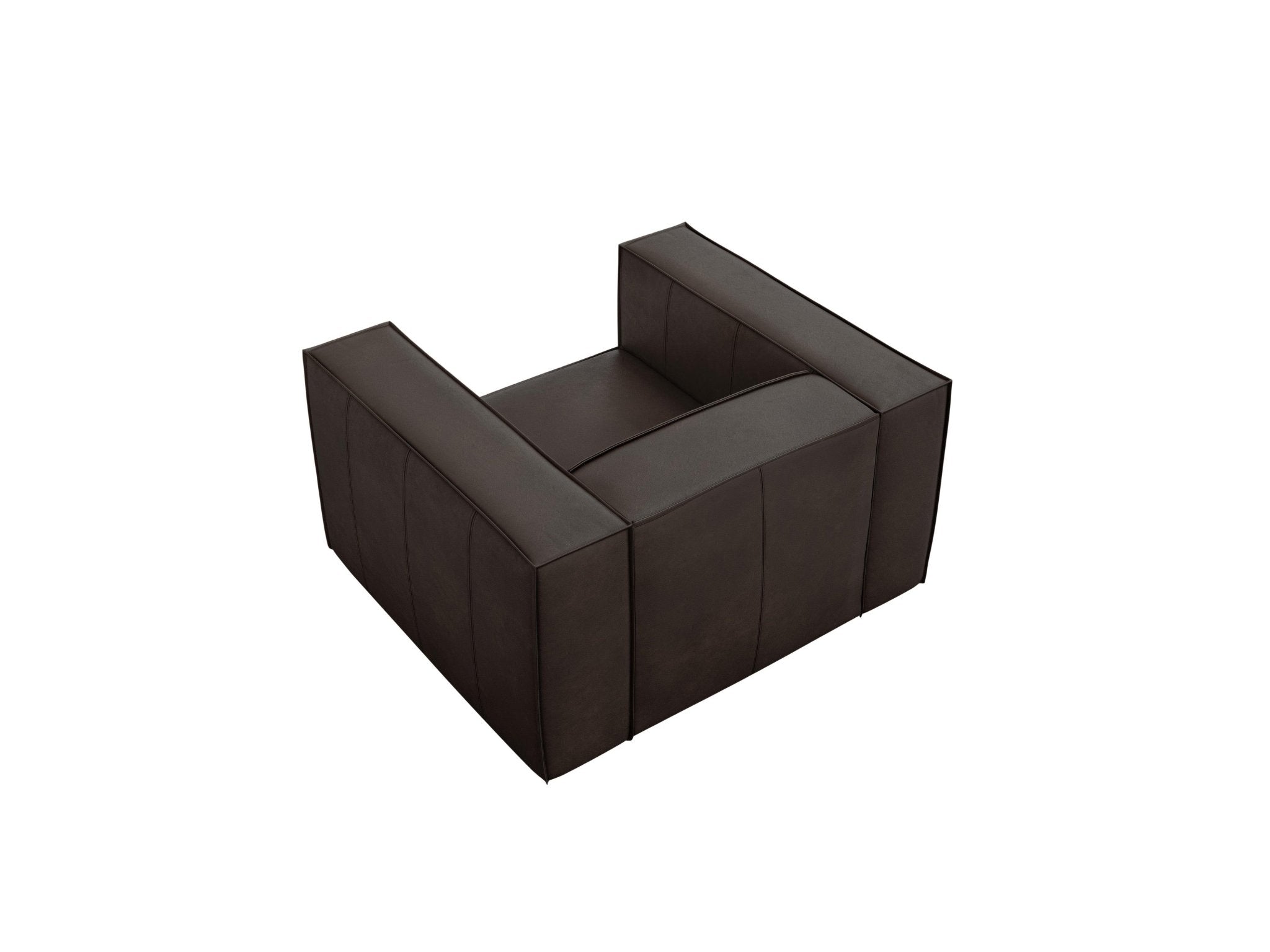 Fotel skórzany MADAME ciemnobrązowy Windsor & Co Eye on Design