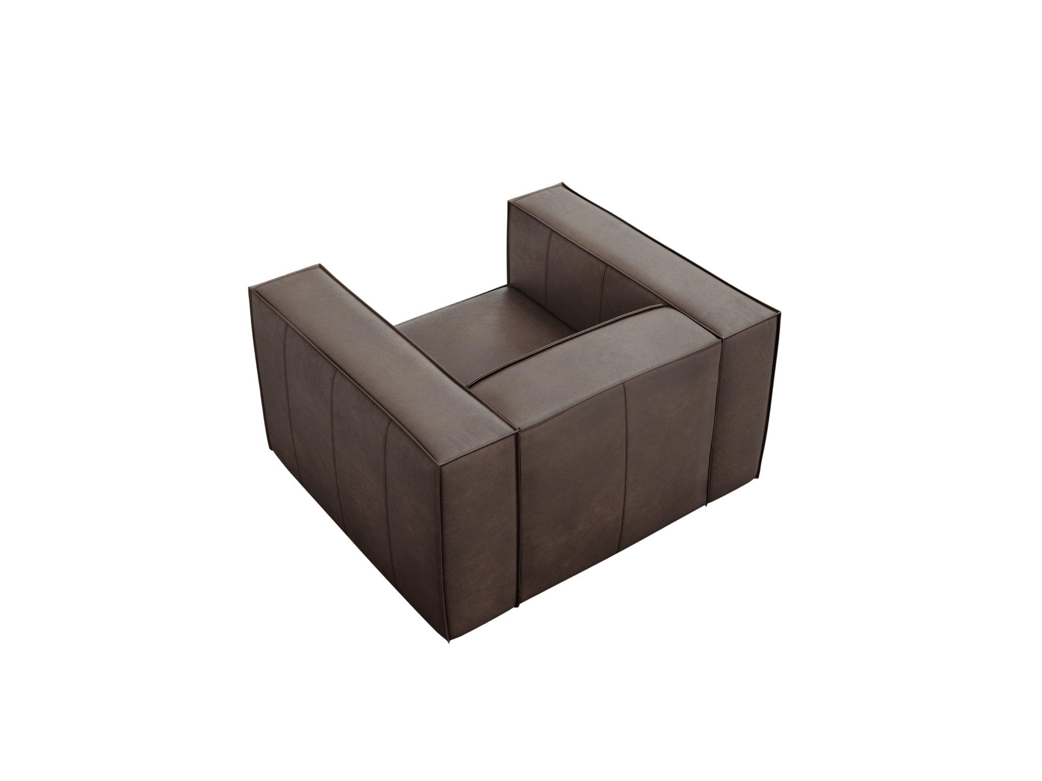 Fotel skórzany MADAME oliwkowy brąz Windsor & Co Eye on Design